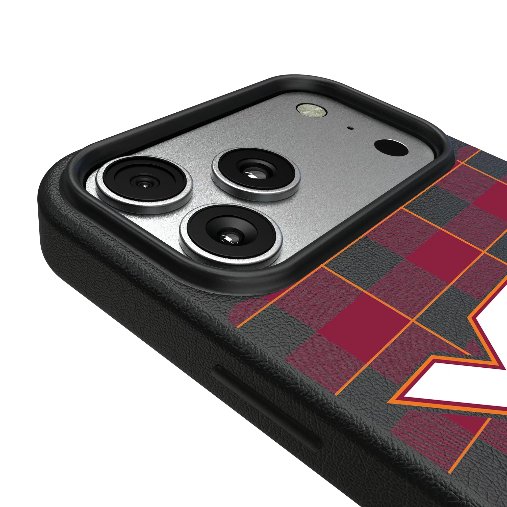 Virginia Tech Hokies Plaid iPhone MagSafe Compatible Phone Case for Apple iPhone - Detail#Device_iPhone 17 Pro Max