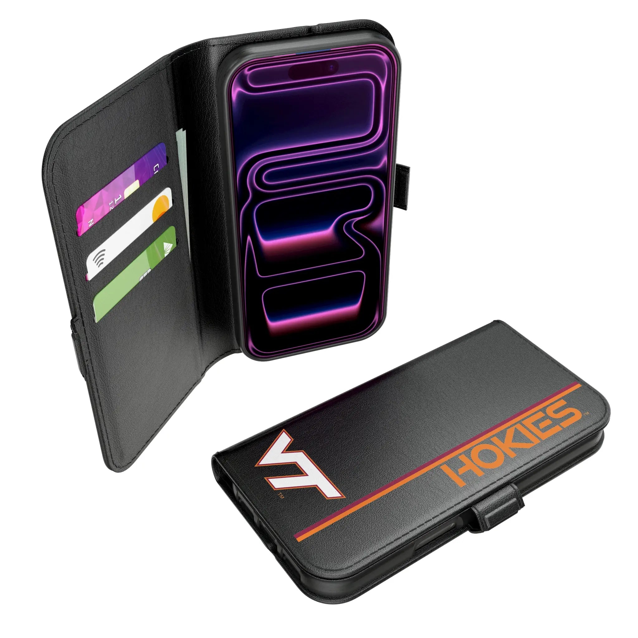 Virginia Tech Hokies Sidebar iPhone Folio Phone Case for Apple iPhone#Device_iPhone 17 Pro