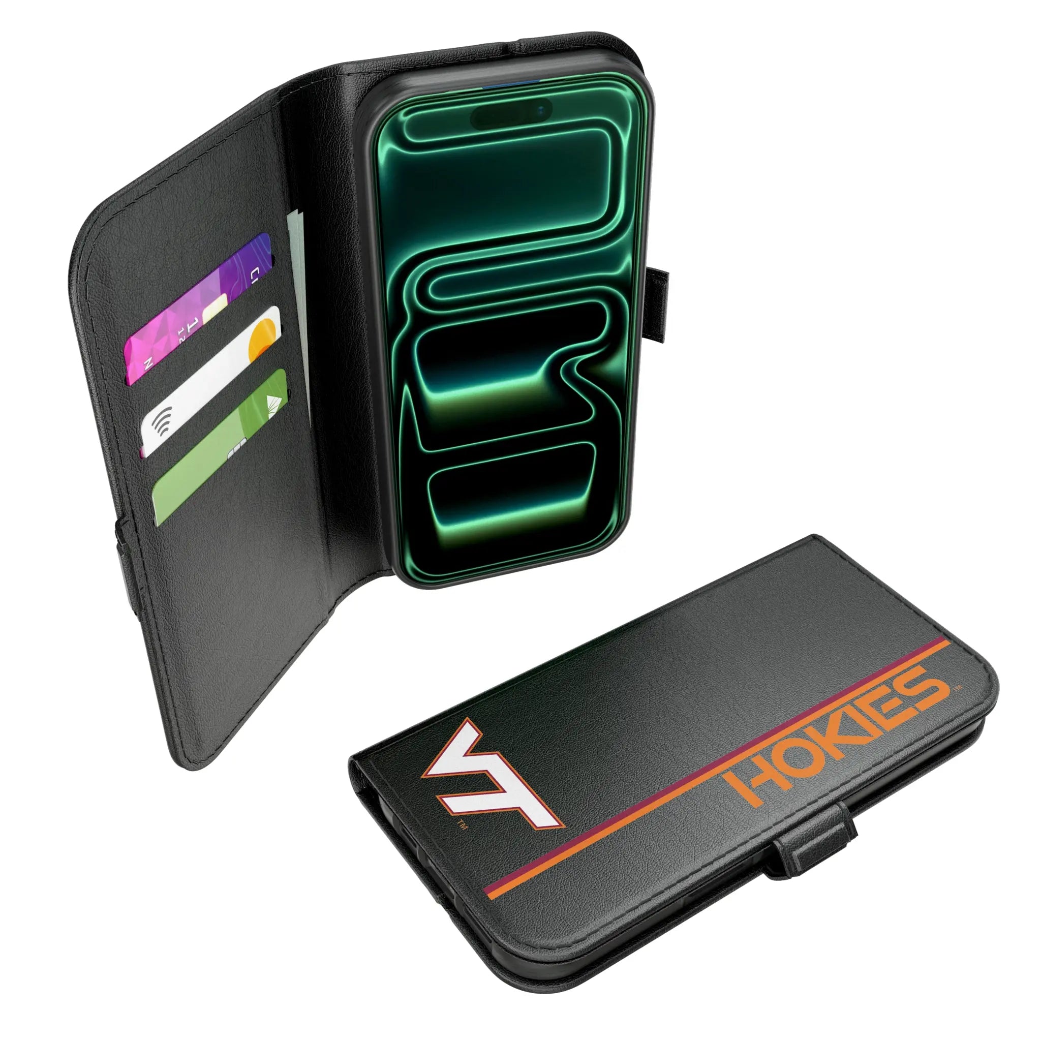 Virginia Tech Hokies Sidebar iPhone Folio Phone Case for Apple iPhone#Device_iPhone 17