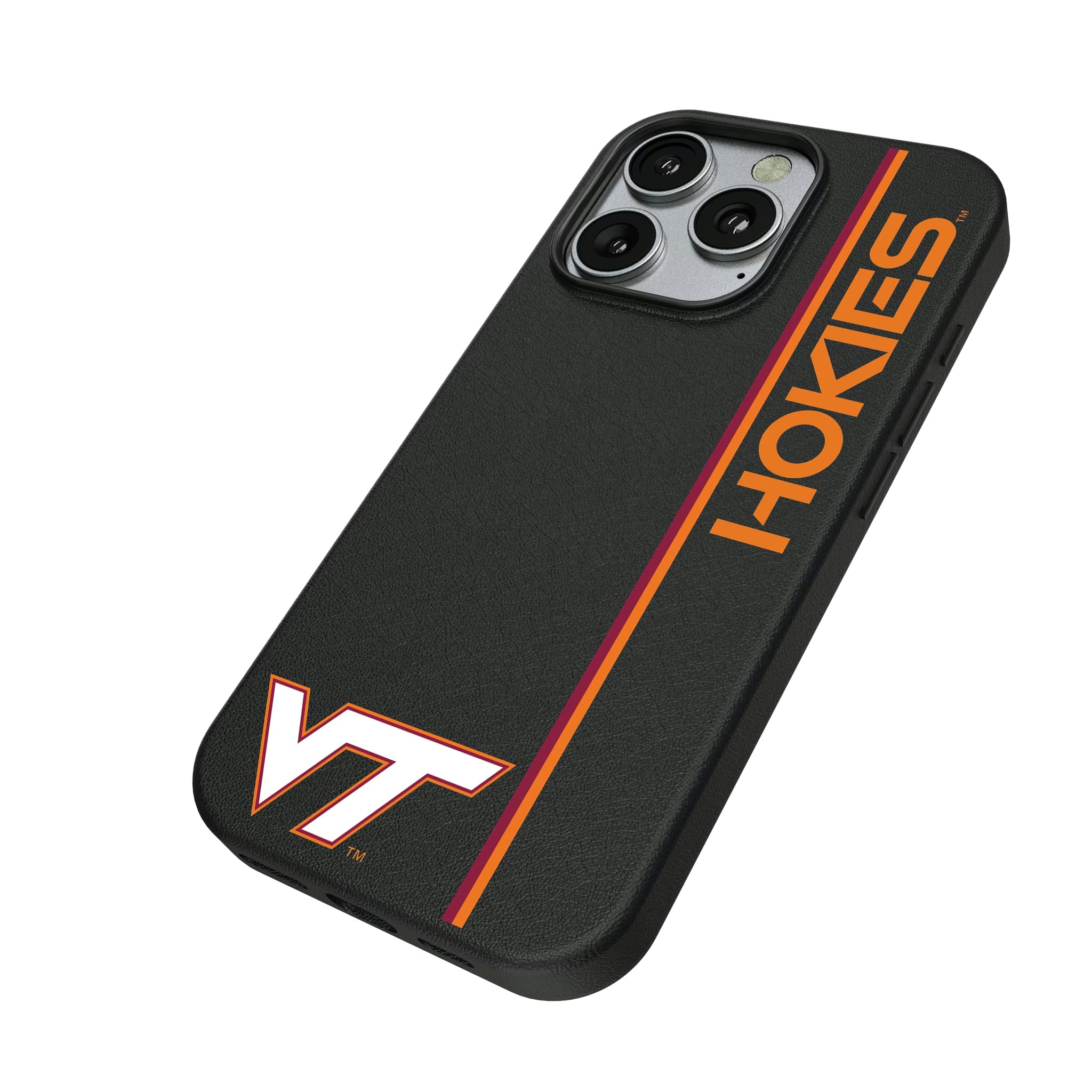 Virginia Tech Hokies Sidebar iPhone MagSafe Compatible Phone Case for Apple iPhone - Isometric View