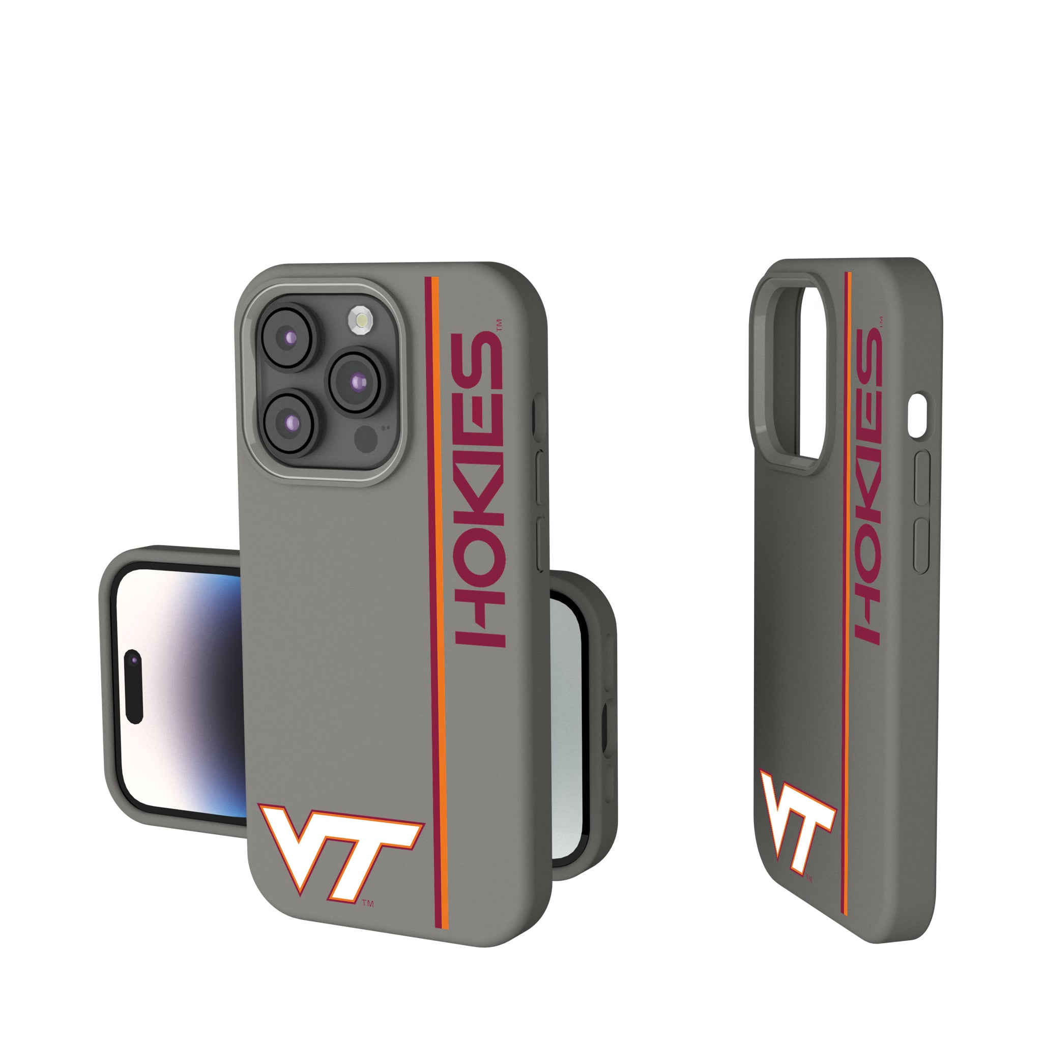 Virginia Tech Hokies Sidebar iPhone Soft Touch Phone Case for Apple iPhone