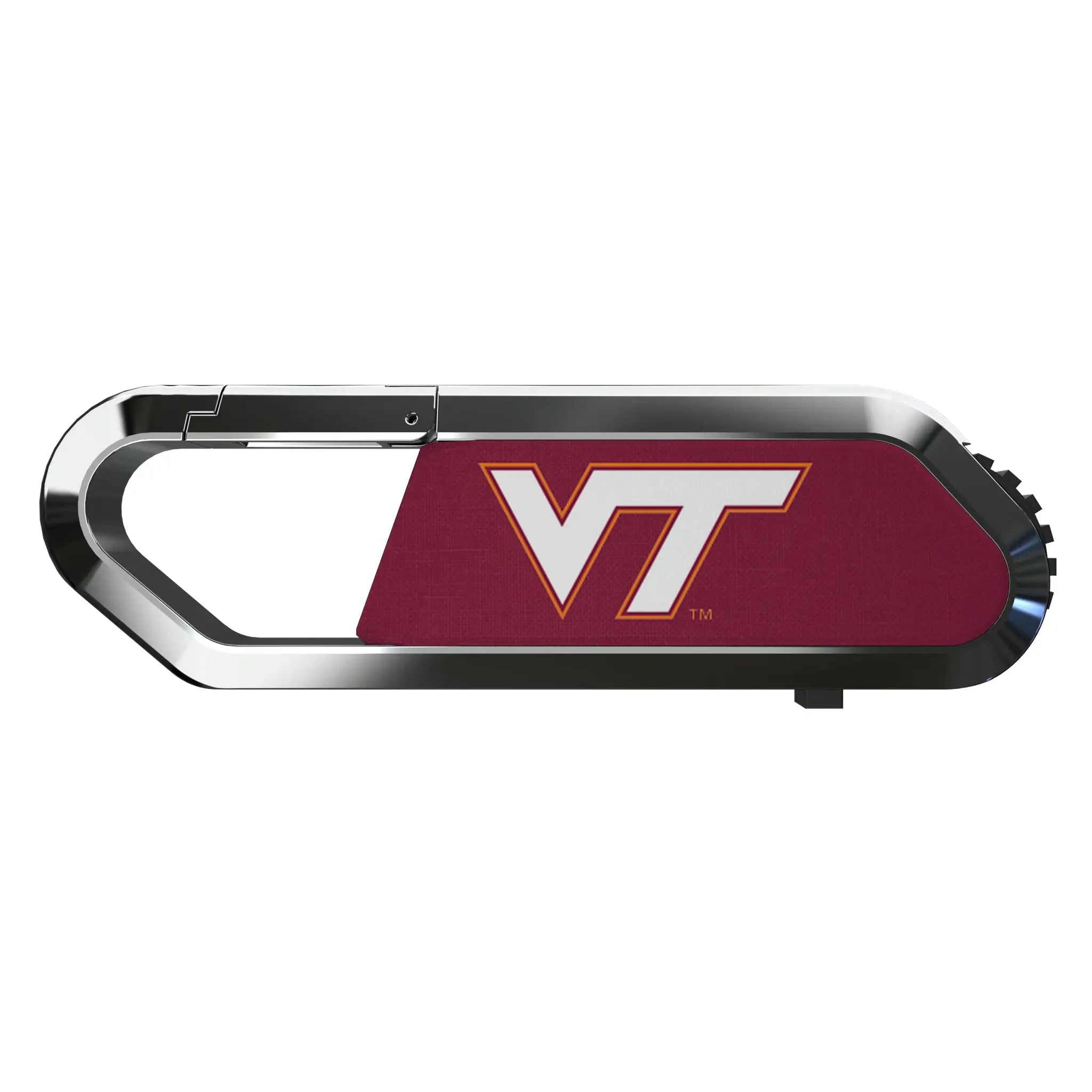 Virginia Tech Hokies Solid USB 64GB Clip Style Flash Drive