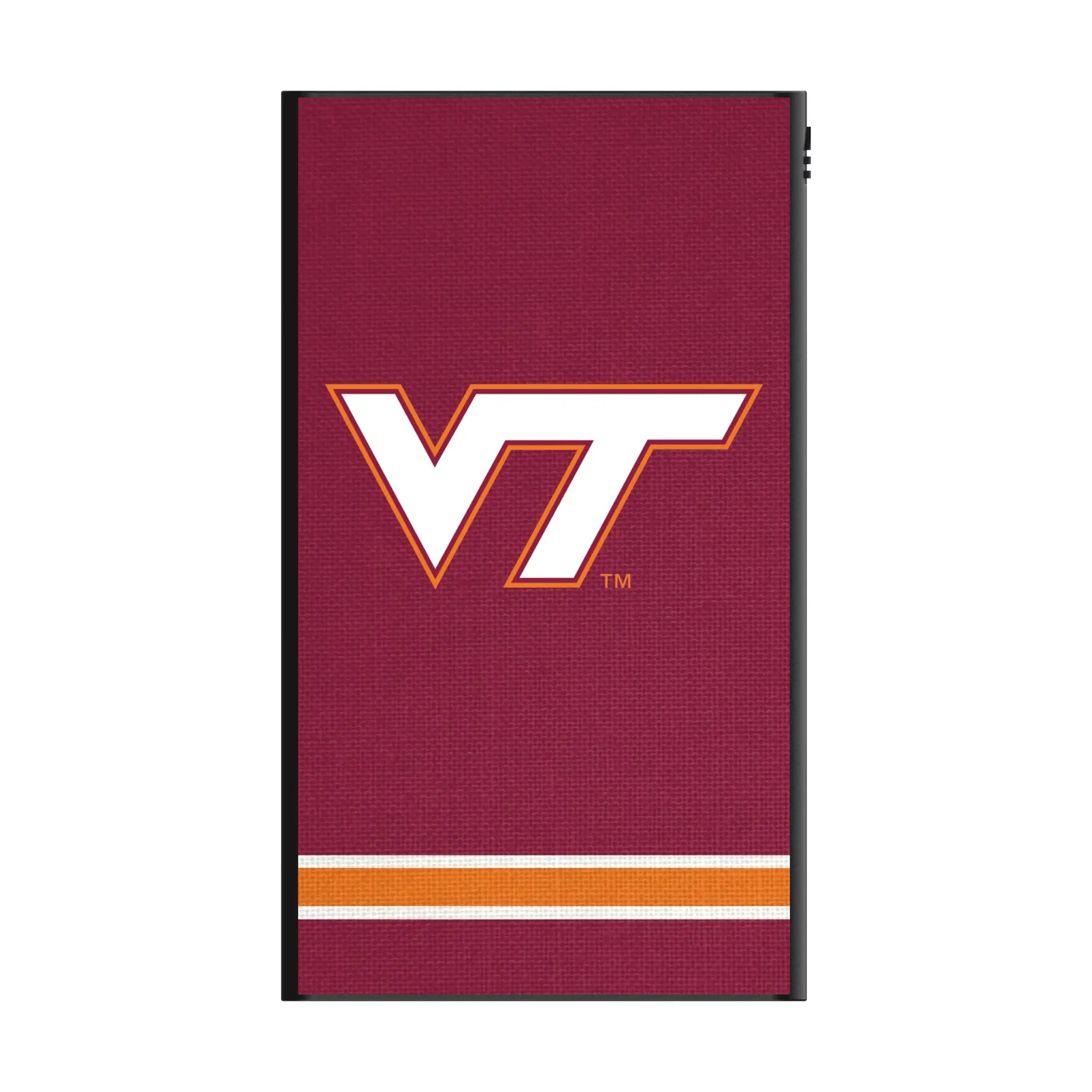 Virginia Tech Hokies Stripe 5000mAh Flat Power Bank