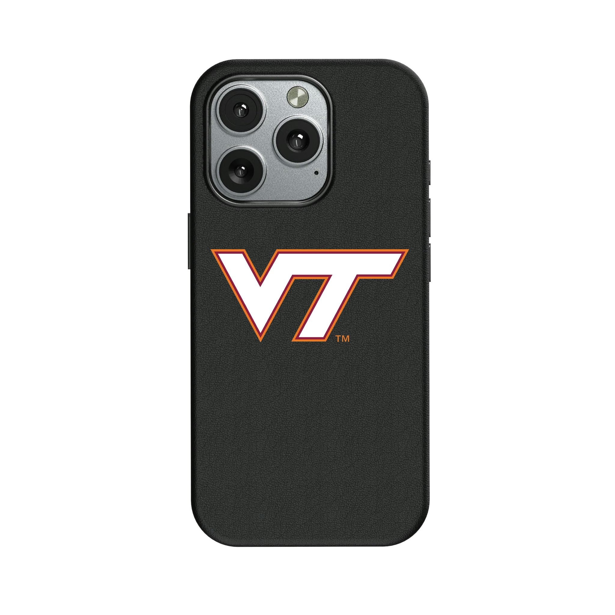 Virginia Tech Hokies Text Backdrop iPhone MagSafe Compatible Phone Case for Apple iPhone