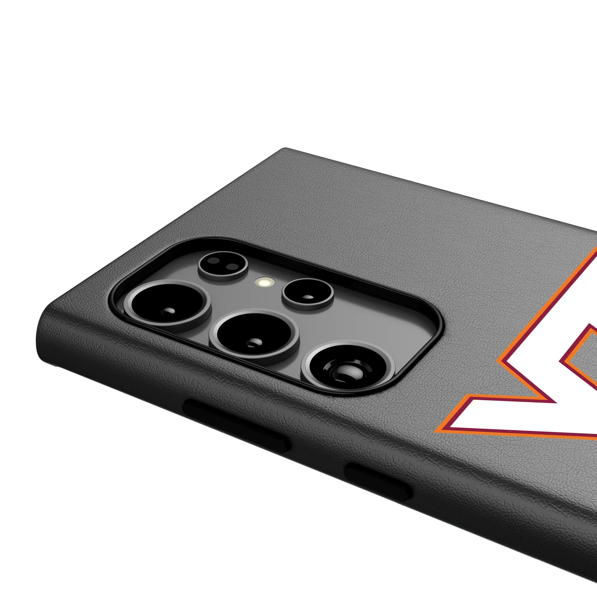 Virginia Tech Hokies Text Backdrop Galaxy MagSafe Compatible Phone Case for Samsung Galaxy - Detail
