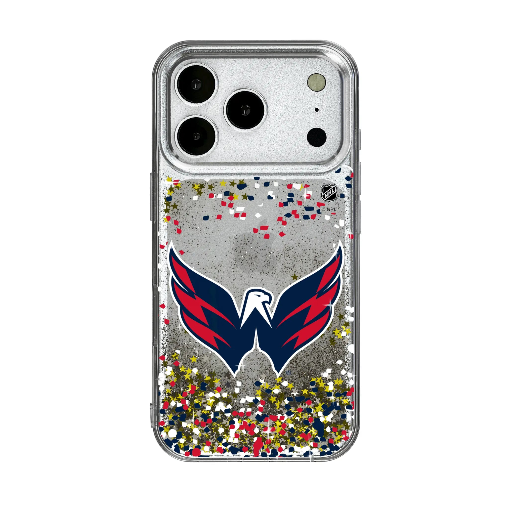 Washington Capitals Confetti iPhone Glitter Phone Case for Apple iPhone