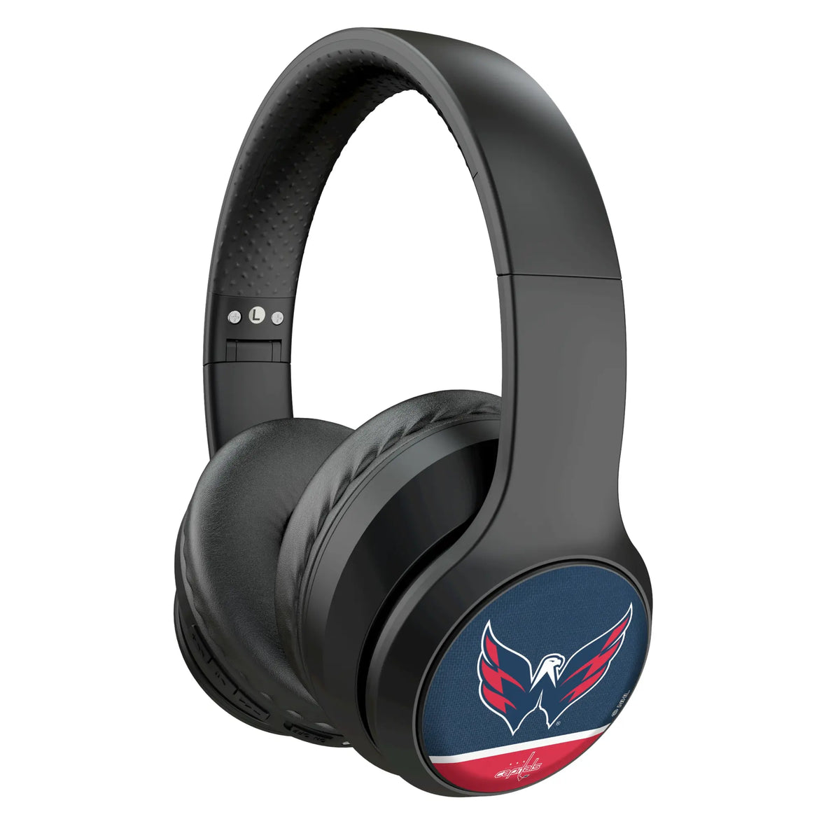 Washington Capitals Endzone Solid Wireless Over-Ear Headphones With Case