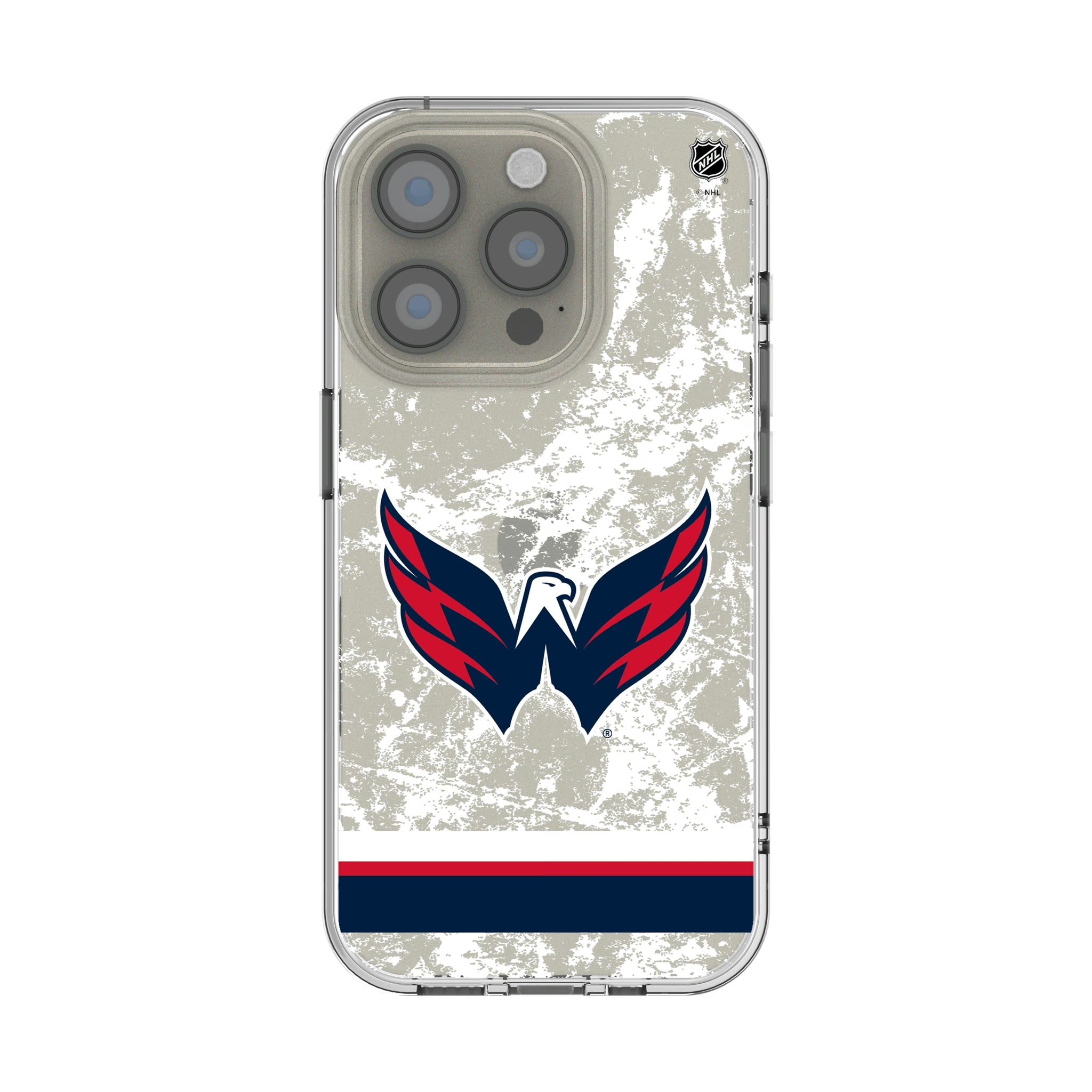 Washington Capitals Ice Stripe iPhone Clear Phone Case for Apple iPhone