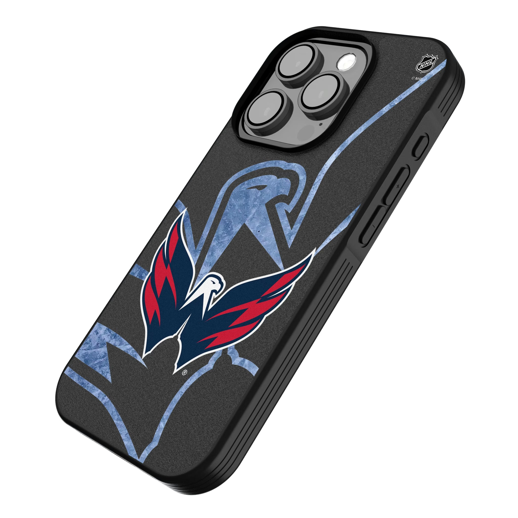 Washington Capitals Ice Tilt iPhone Bump Phone Case for Apple iPhone - Isometric View