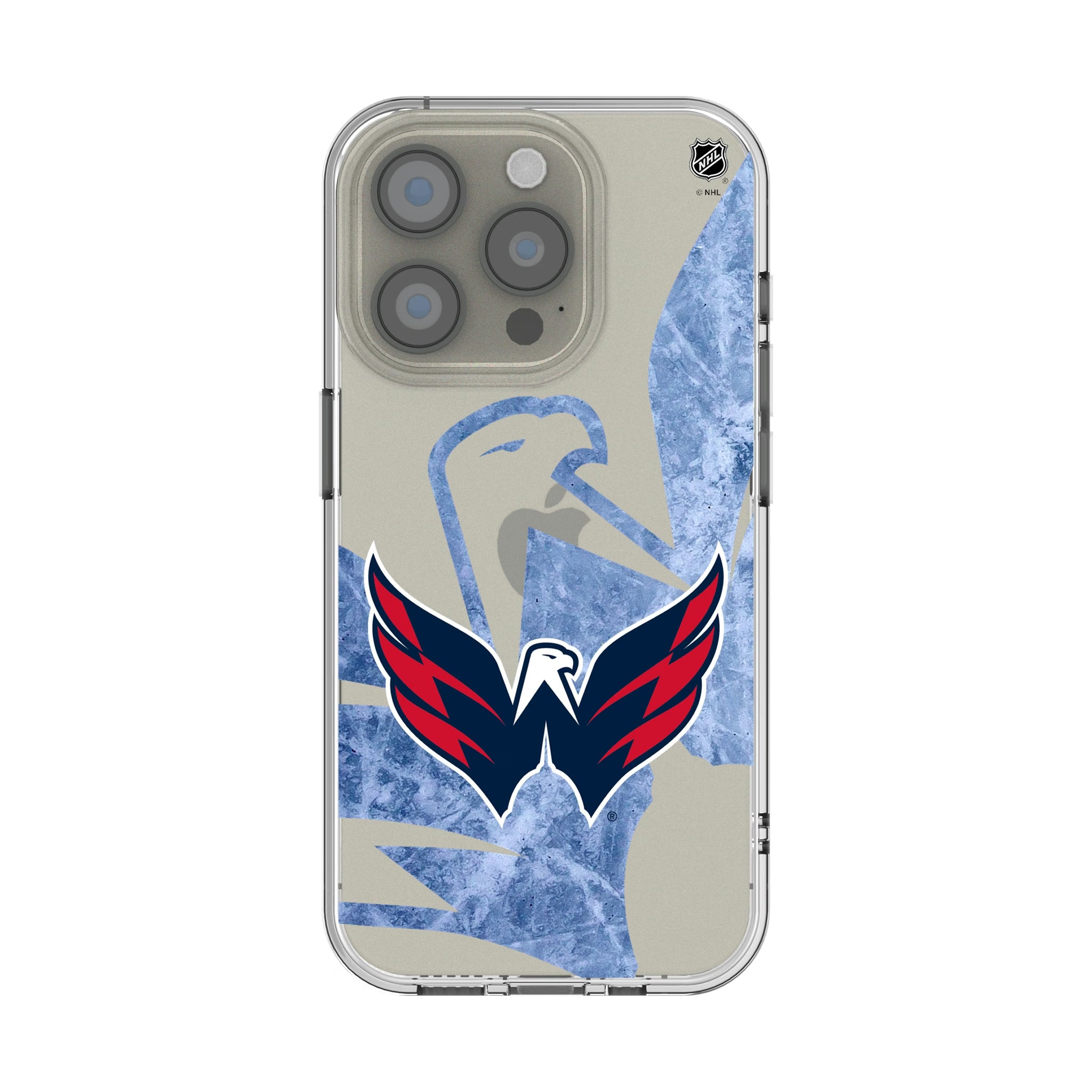 Washington Capitals Ice Tilt iPhone Clear Phone Case for Apple iPhone