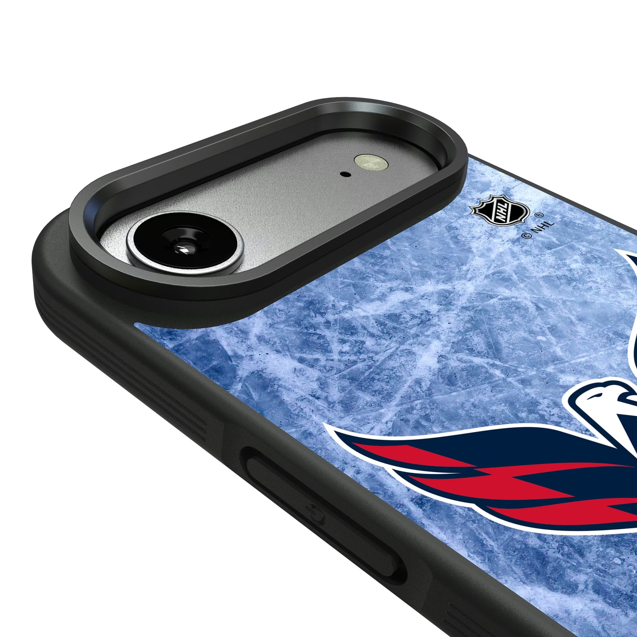 Washington Capitals Ice Wordmark iPhone Bump Phone Case for Apple iPhone - Detail#Device_iPhone Air
