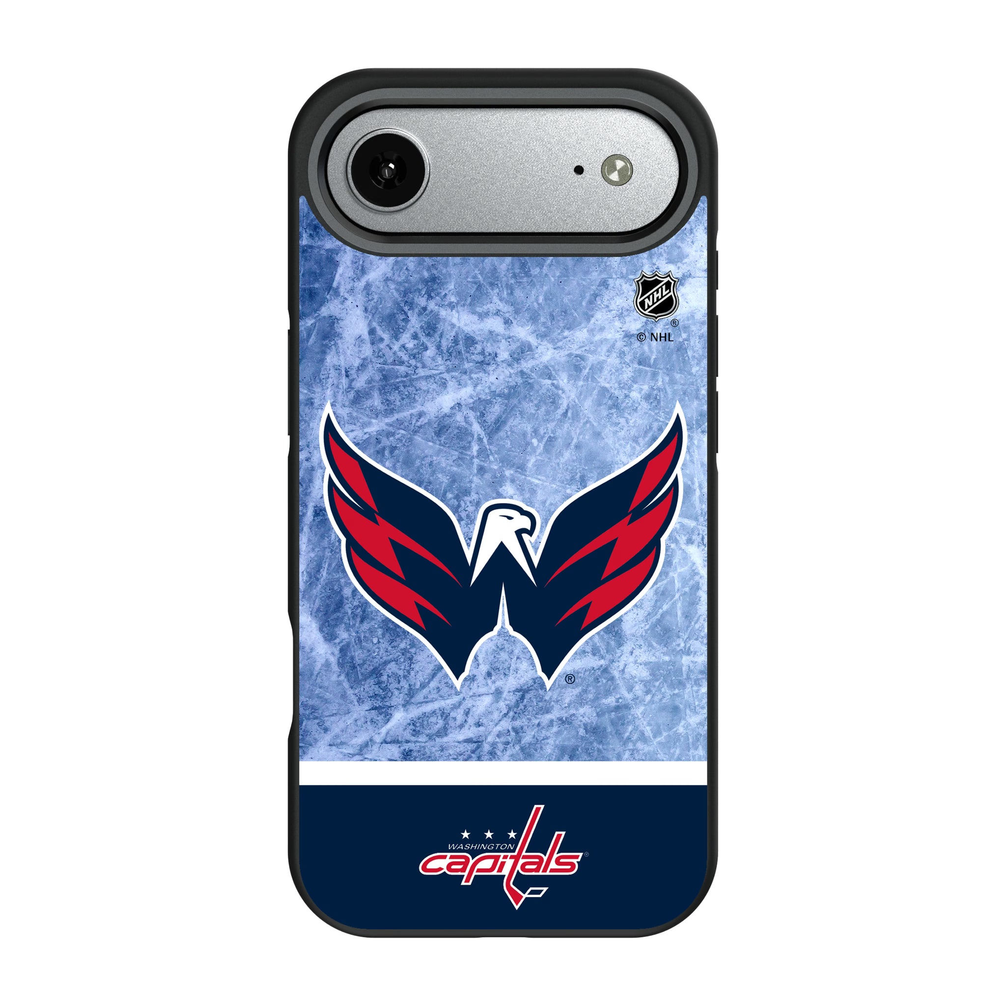 Washington Capitals Ice Wordmark iPhone Bump Phone Case for Apple iPhone#Device_iPhone Air
