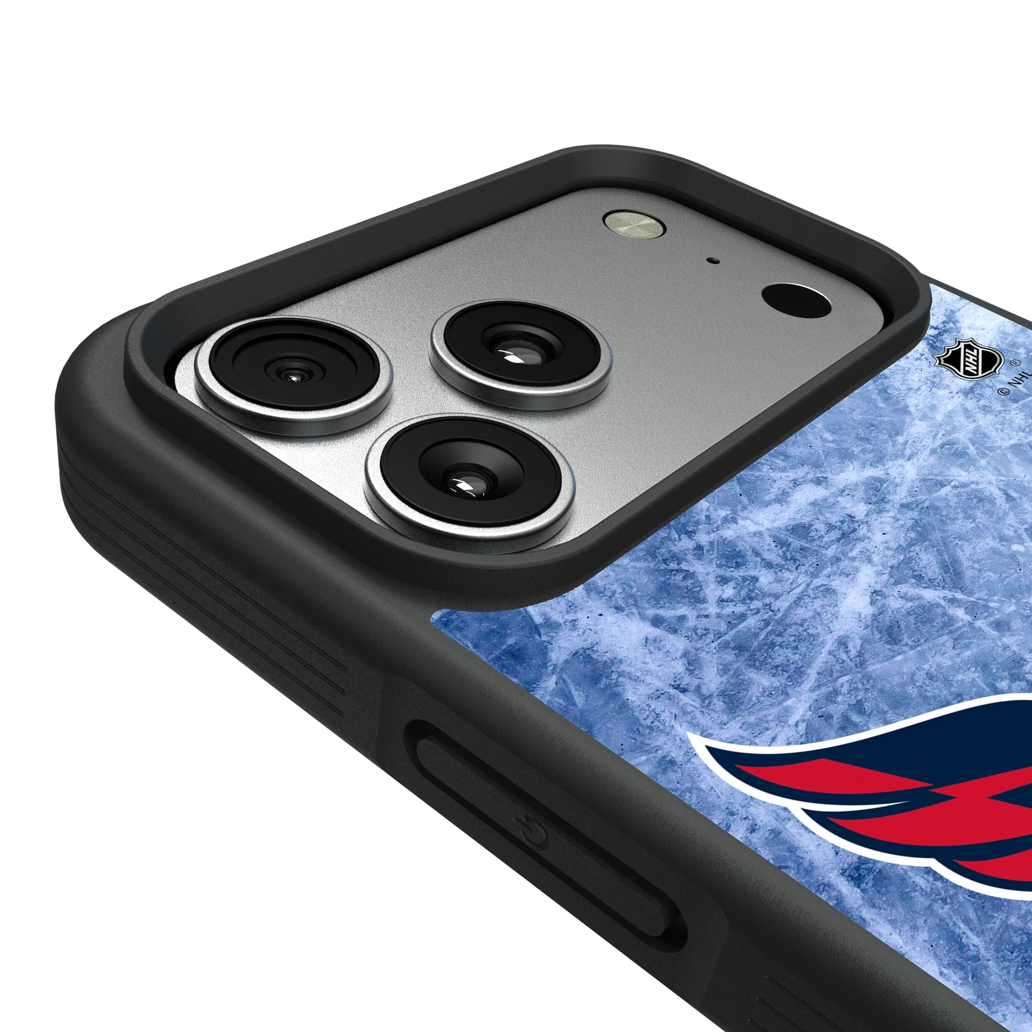 Washington Capitals Ice Wordmark iPhone Bump Phone Case for Apple iPhone - Detail#Device_iPhone 17 Pro Max