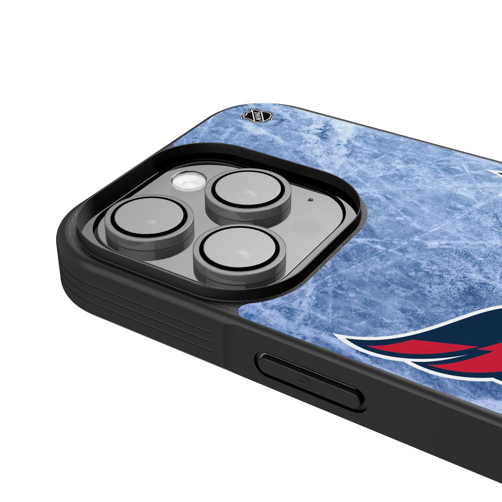 Washington Capitals Ice Wordmark iPhone Bump Phone Case for Apple iPhone - Detail