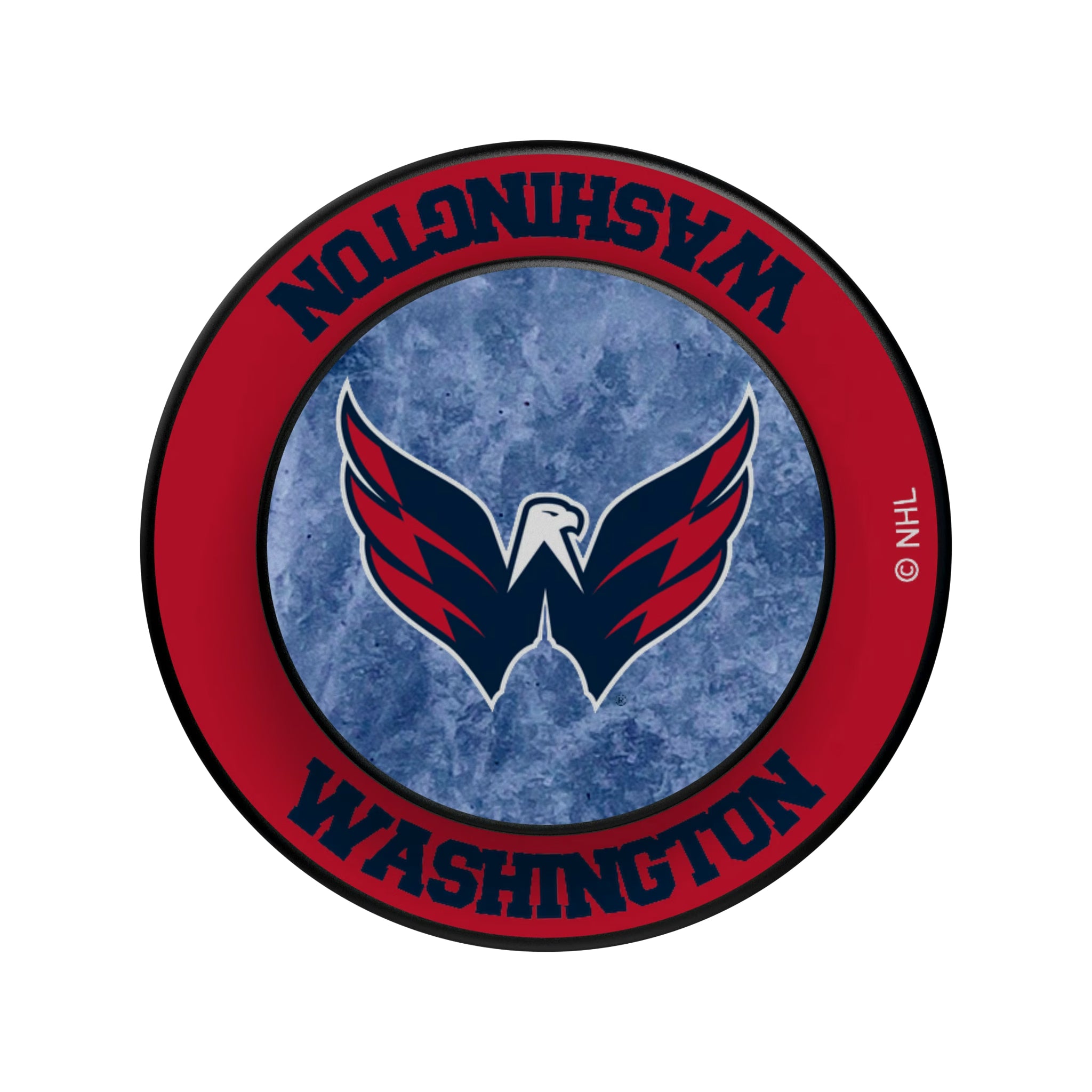Washington Capitals Ice Wordmark Popsockets Round Magnetic