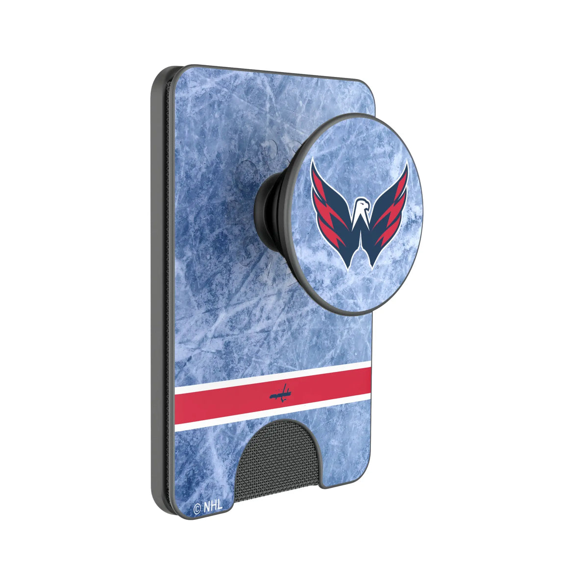 Washington Capitals Ice Wordmark Popsockets Wallet Magnetic
