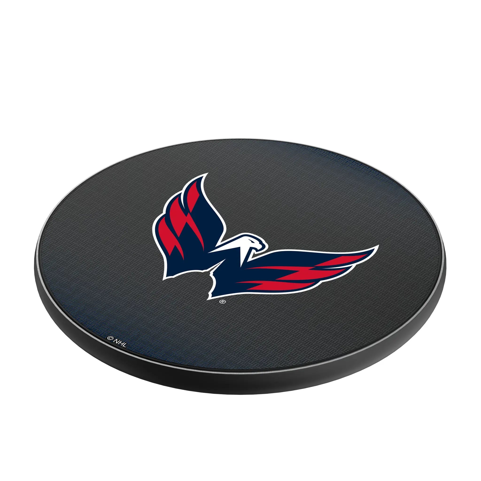 Washington Capitals Linen 15-Watt Wireless Charger - Isometric View