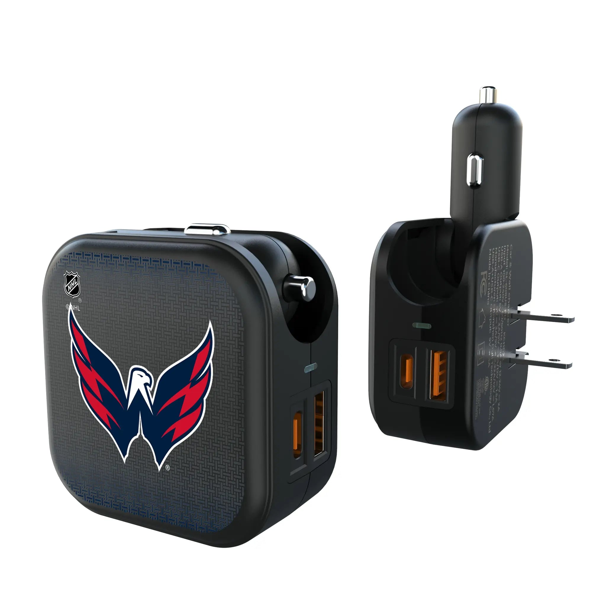 Washington Capitals Linen 2 in 1 USB A/C Charger