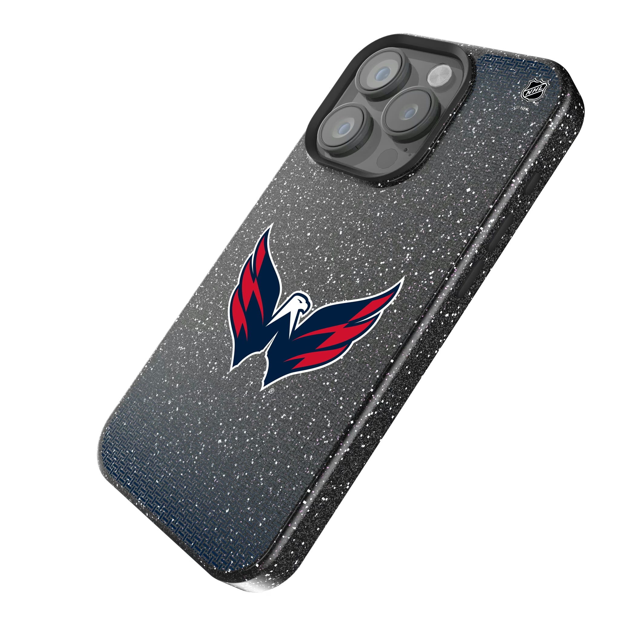 Washington Capitals Linen iPhone Bling Phone Case for Apple iPhone - Isometric View