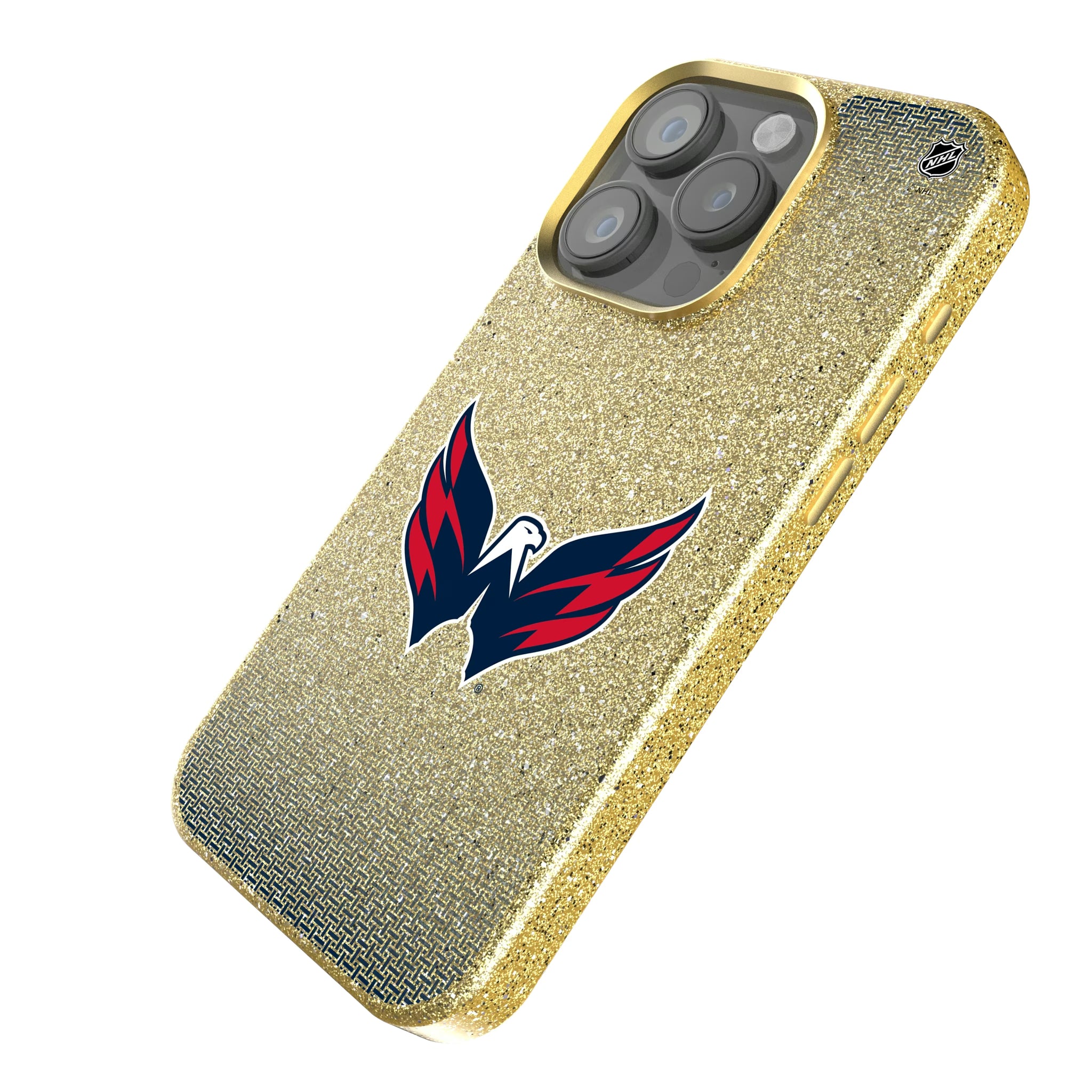 Washington Capitals Linen iPhone Bling Phone Case for Apple iPhone - Isometric View