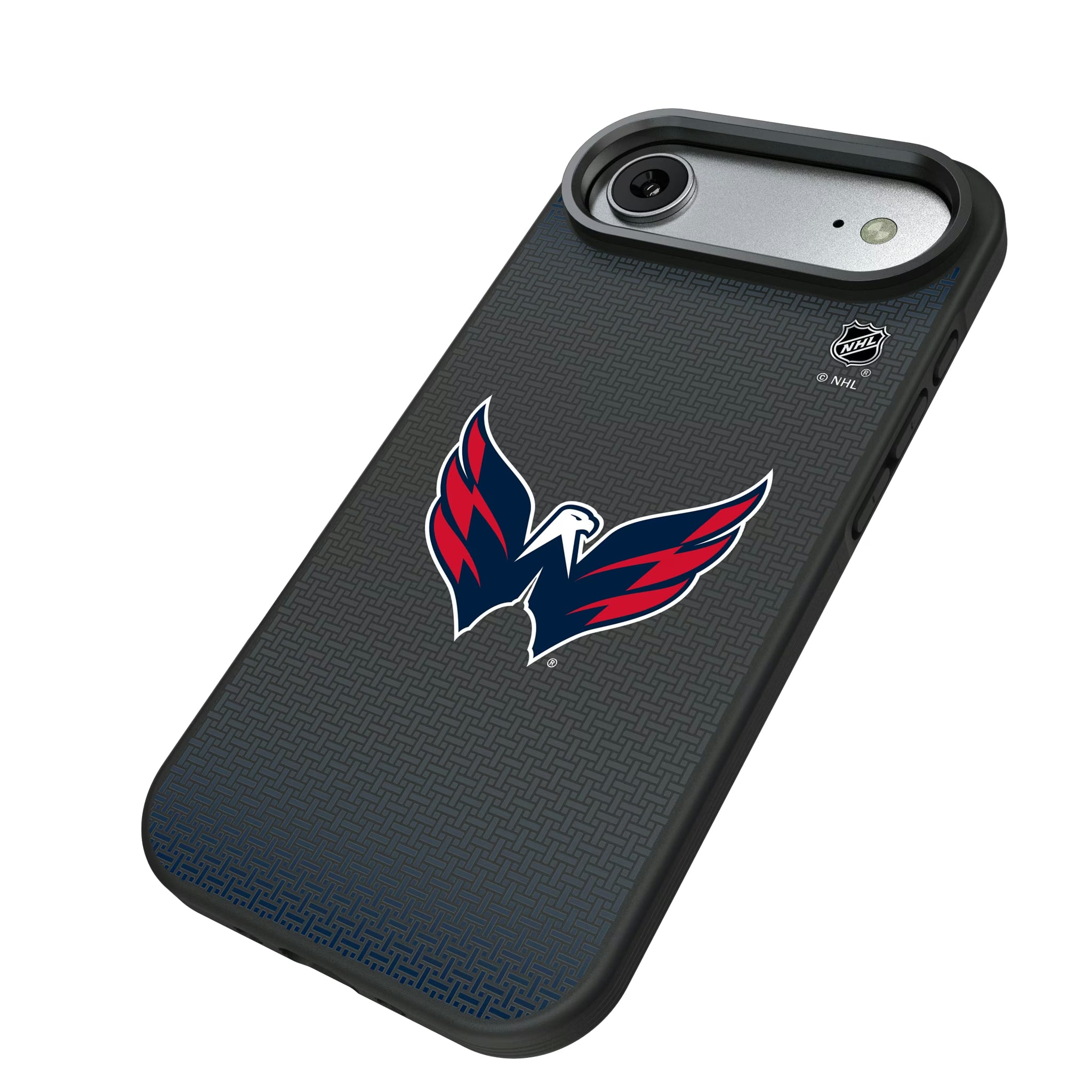 Washington Capitals Linen iPhone Bump Phone Case for Apple iPhone - Isometric View#Device_iPhone Air