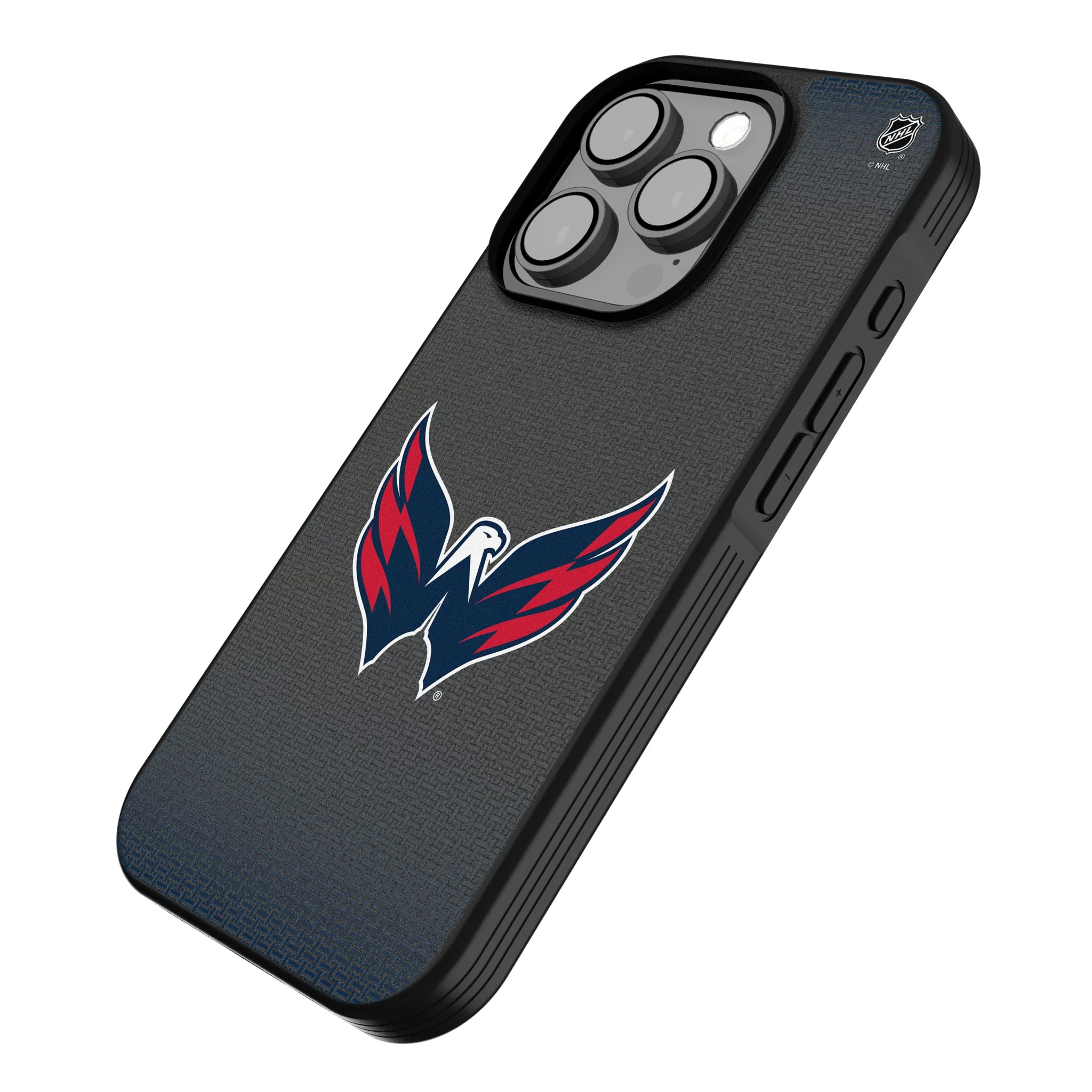 Washington Capitals Linen iPhone Bump Phone Case for Apple iPhone - Isometric View