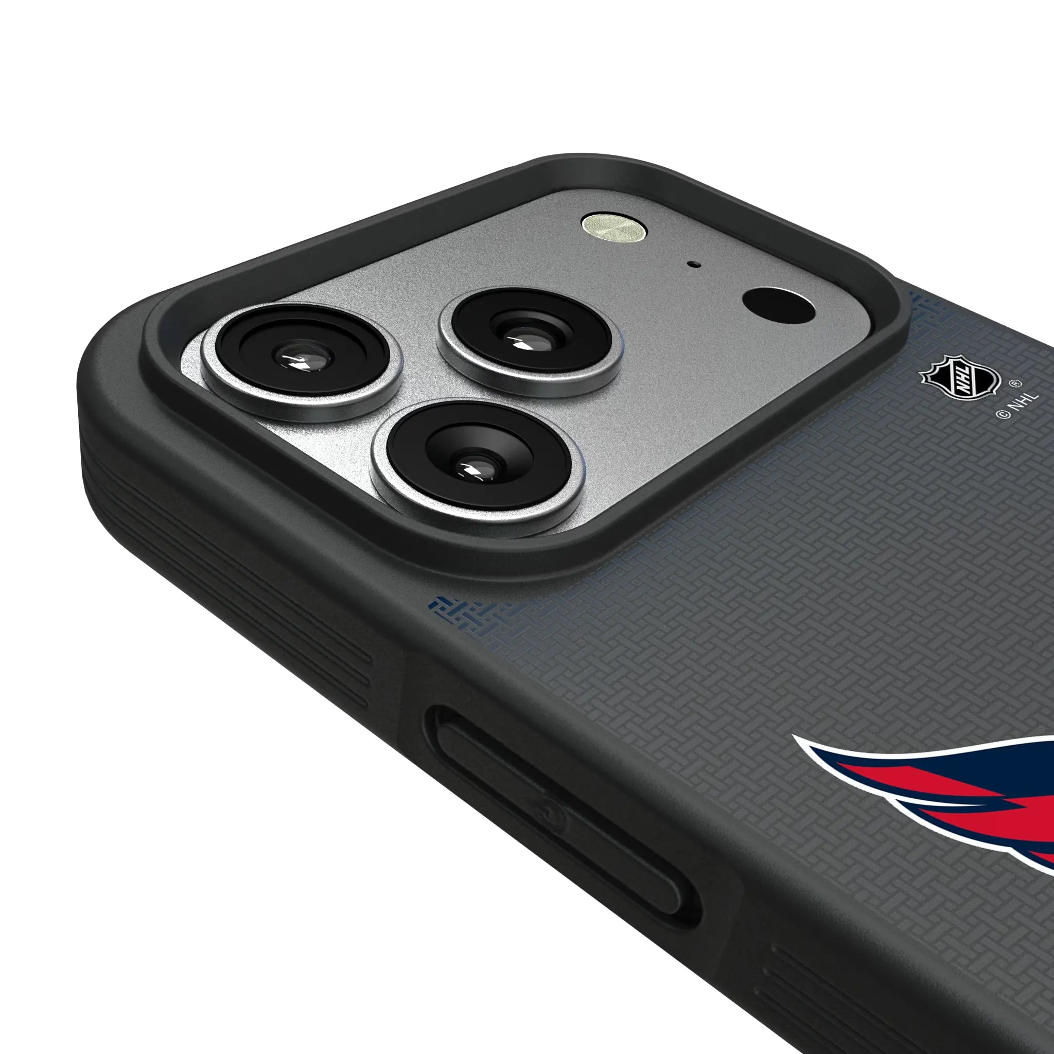 Washington Capitals Linen iPhone Bump Phone Case for Apple iPhone - Detail#Device_iPhone 17 Pro
