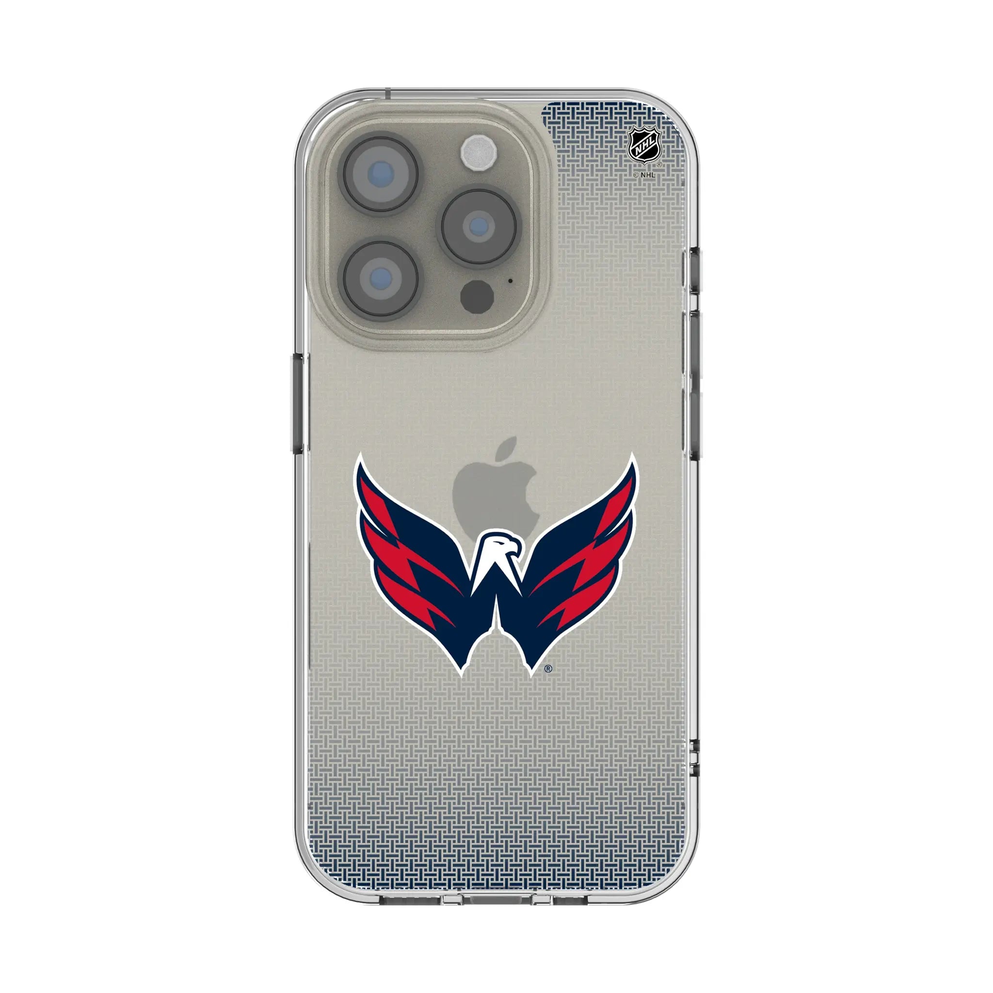 Washington Capitals Linen iPhone Clear Phone Case for Apple iPhone