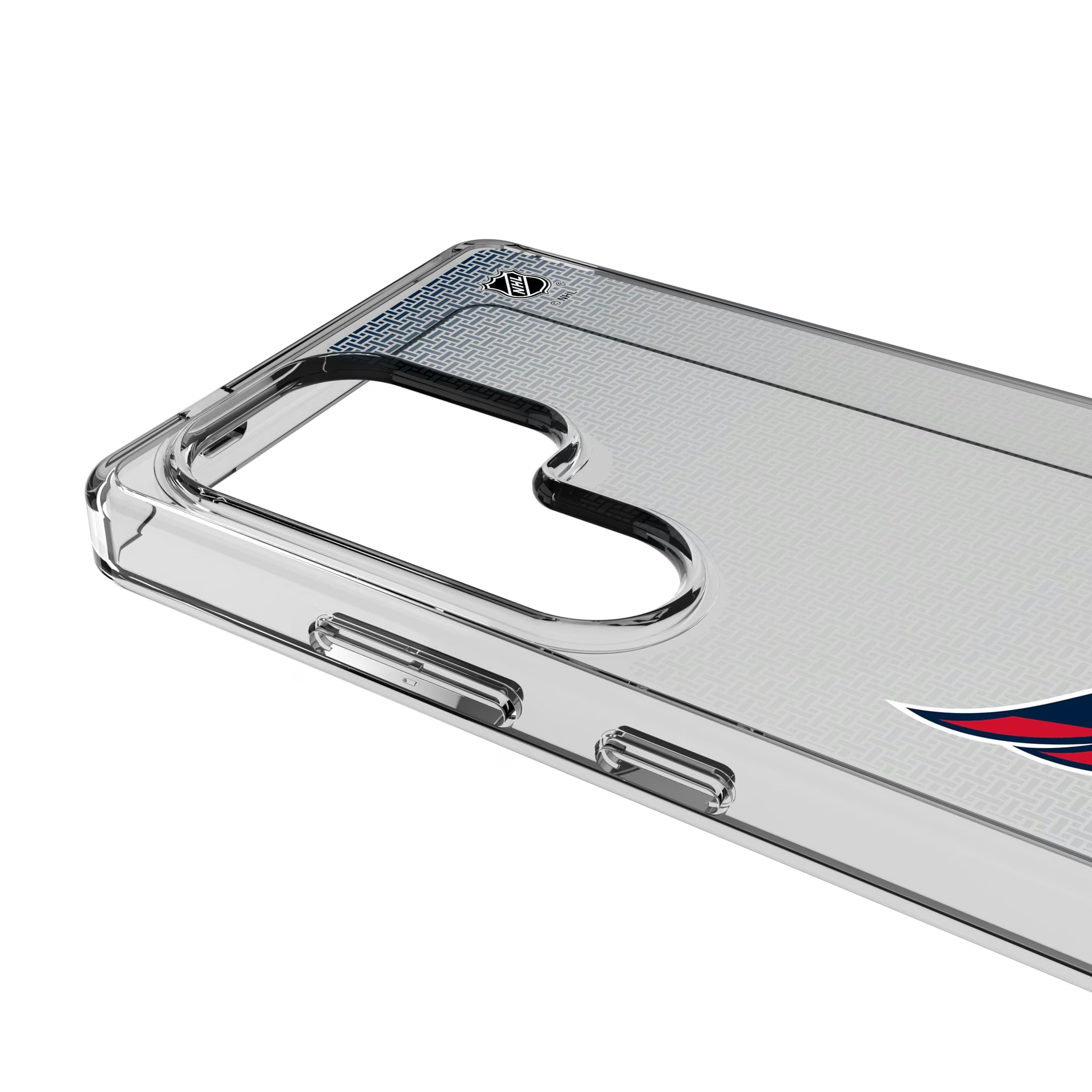 Washington Capitals Linen Galaxy Clear Phone Case for Samsung Galaxy - Detail