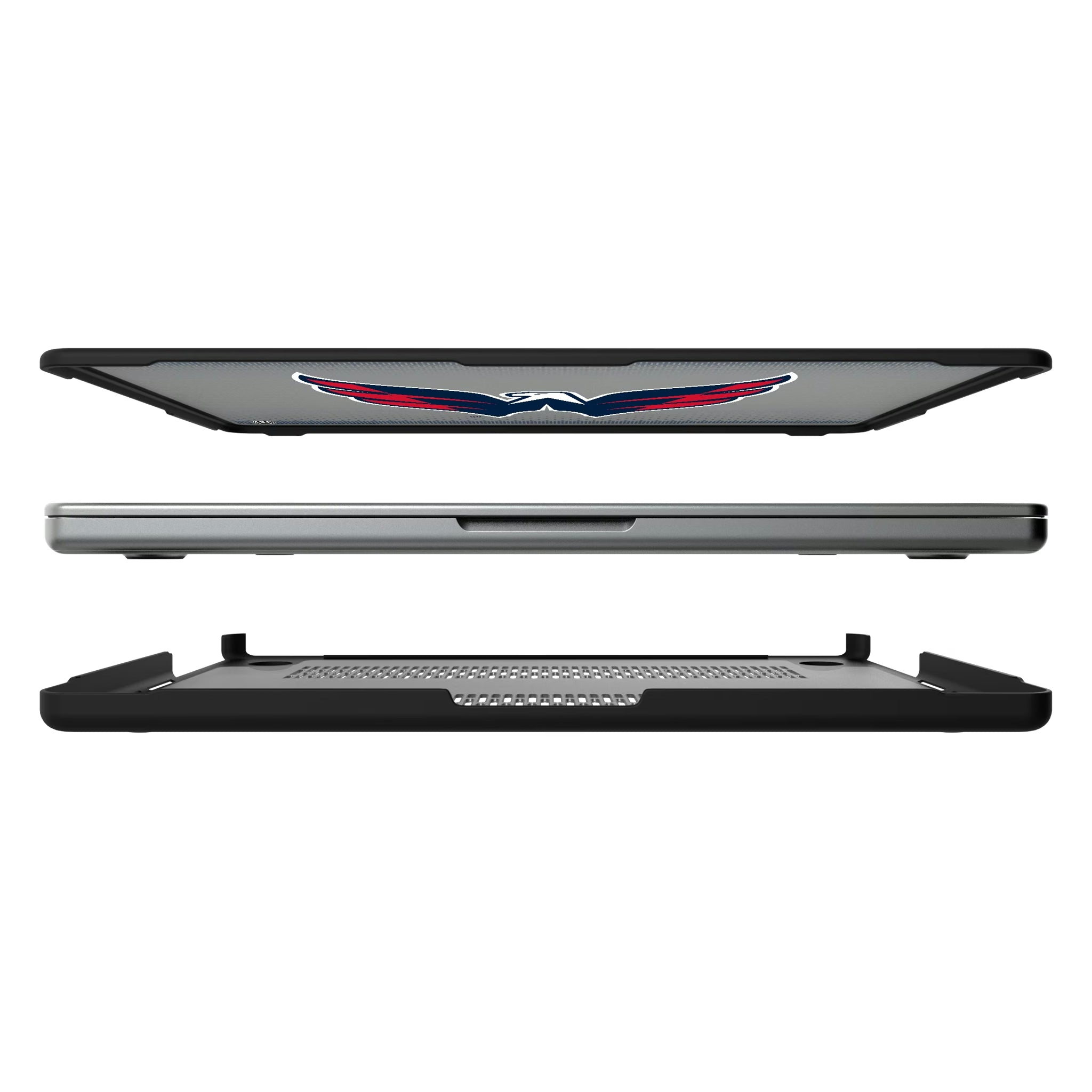 Washington Capitals Linen MacBook Laptop Case for Apple MacBook#Device_MacBook Pro (14-inch, 2021) / MacBook Pro (14-inch, 2023) / MacBook Pro (14-inch, 2024)