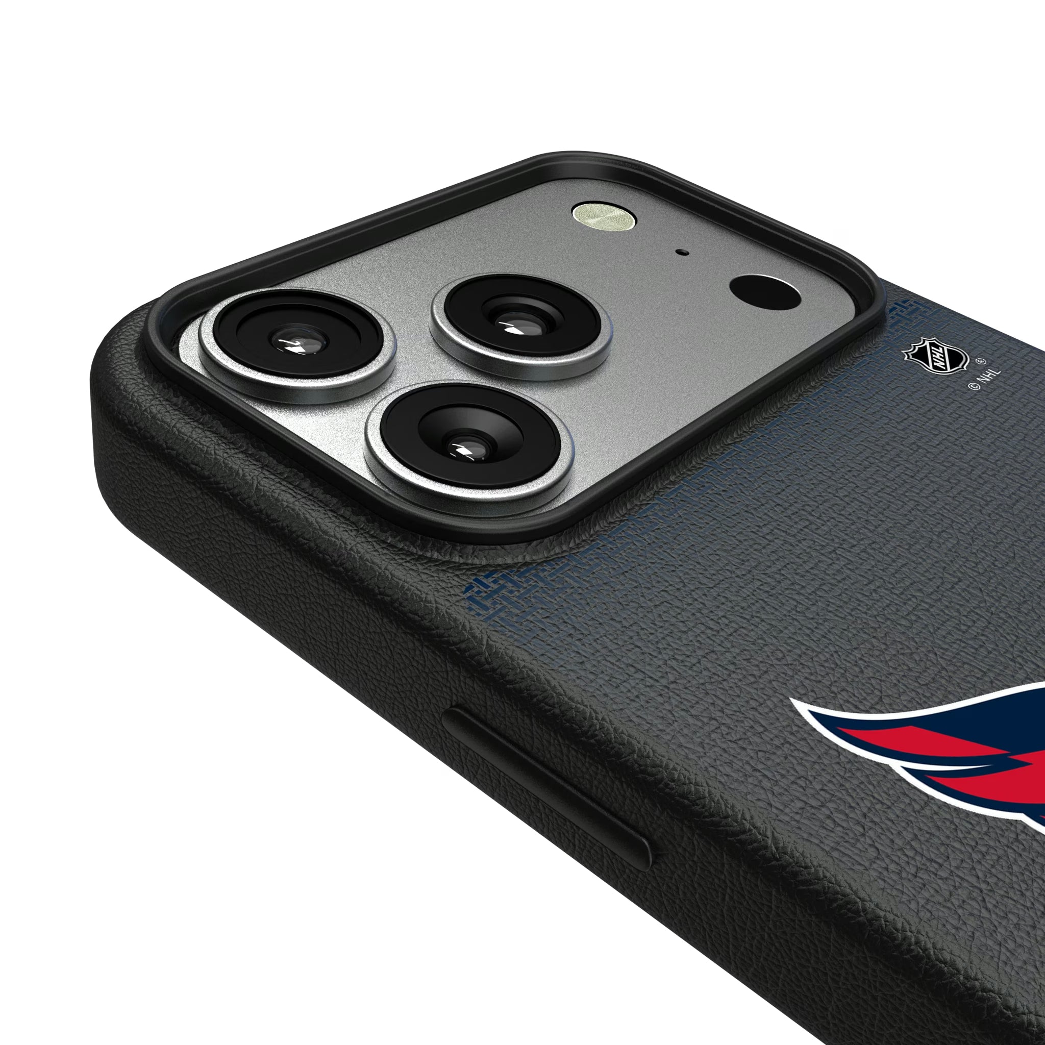 Washington Capitals Linen iPhone MagSafe Compatible Phone Case for Apple iPhone - Detail#Device_iPhone 17 Pro