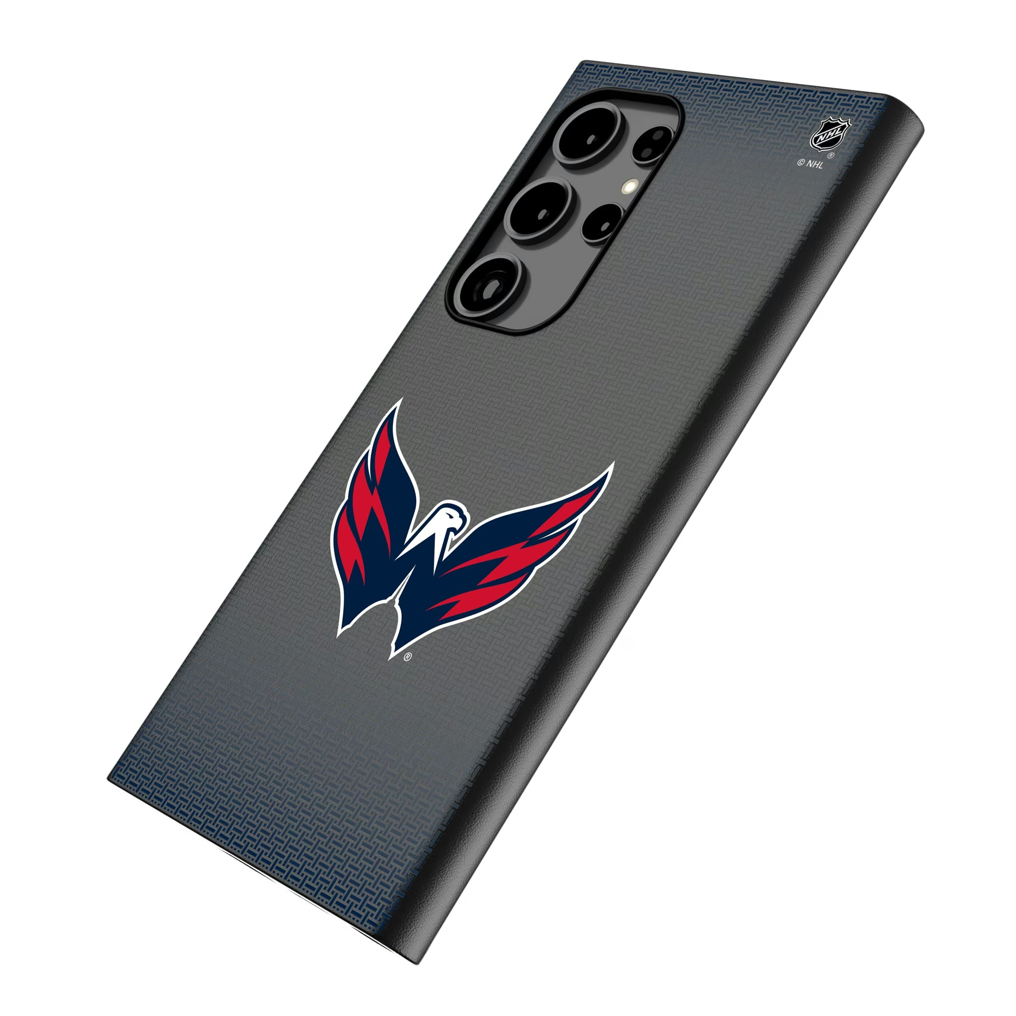 Washington Capitals Linen Galaxy MagSafe Compatible Phone Case for Samsung Galaxy - Isometric View