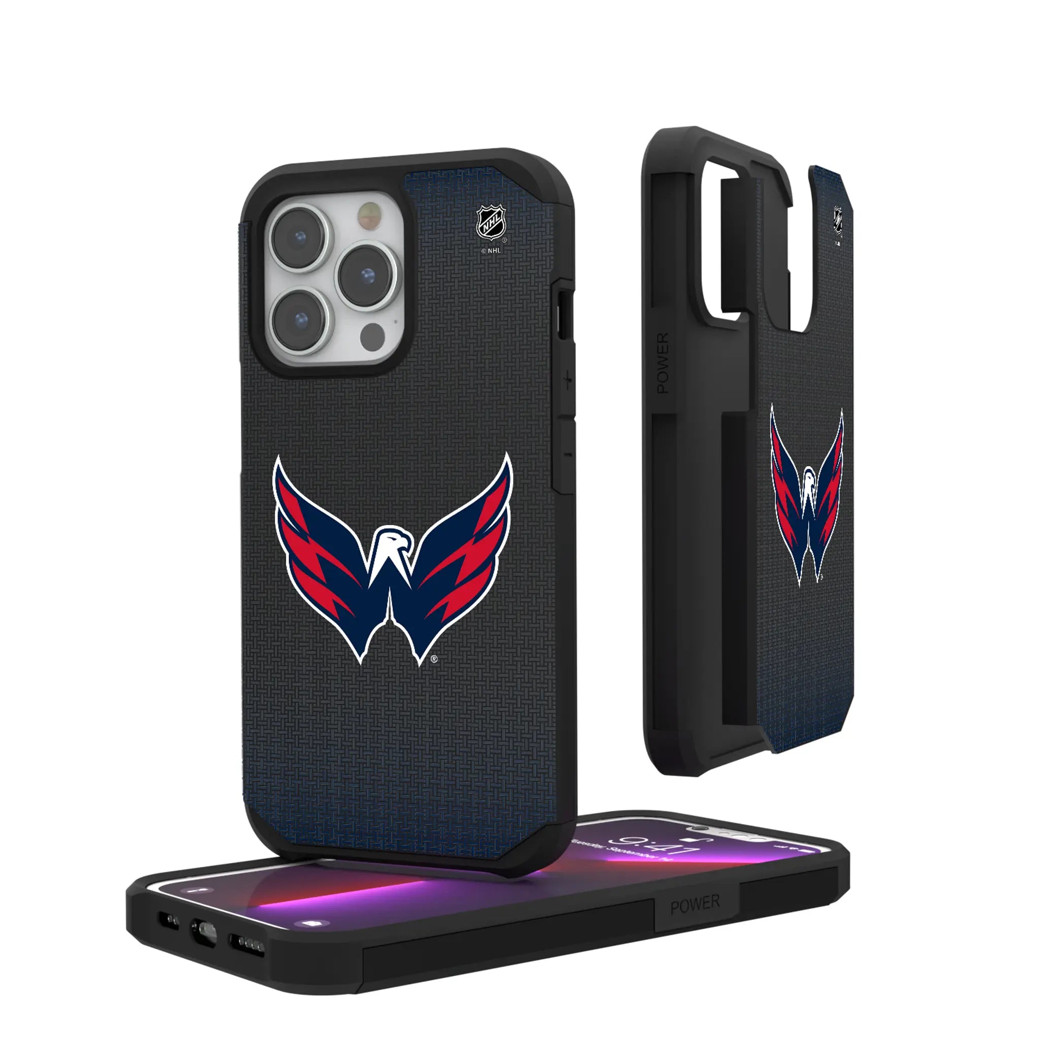 Washington Capitals Linen iPhone Rugged Phone Case for Apple iPhone
