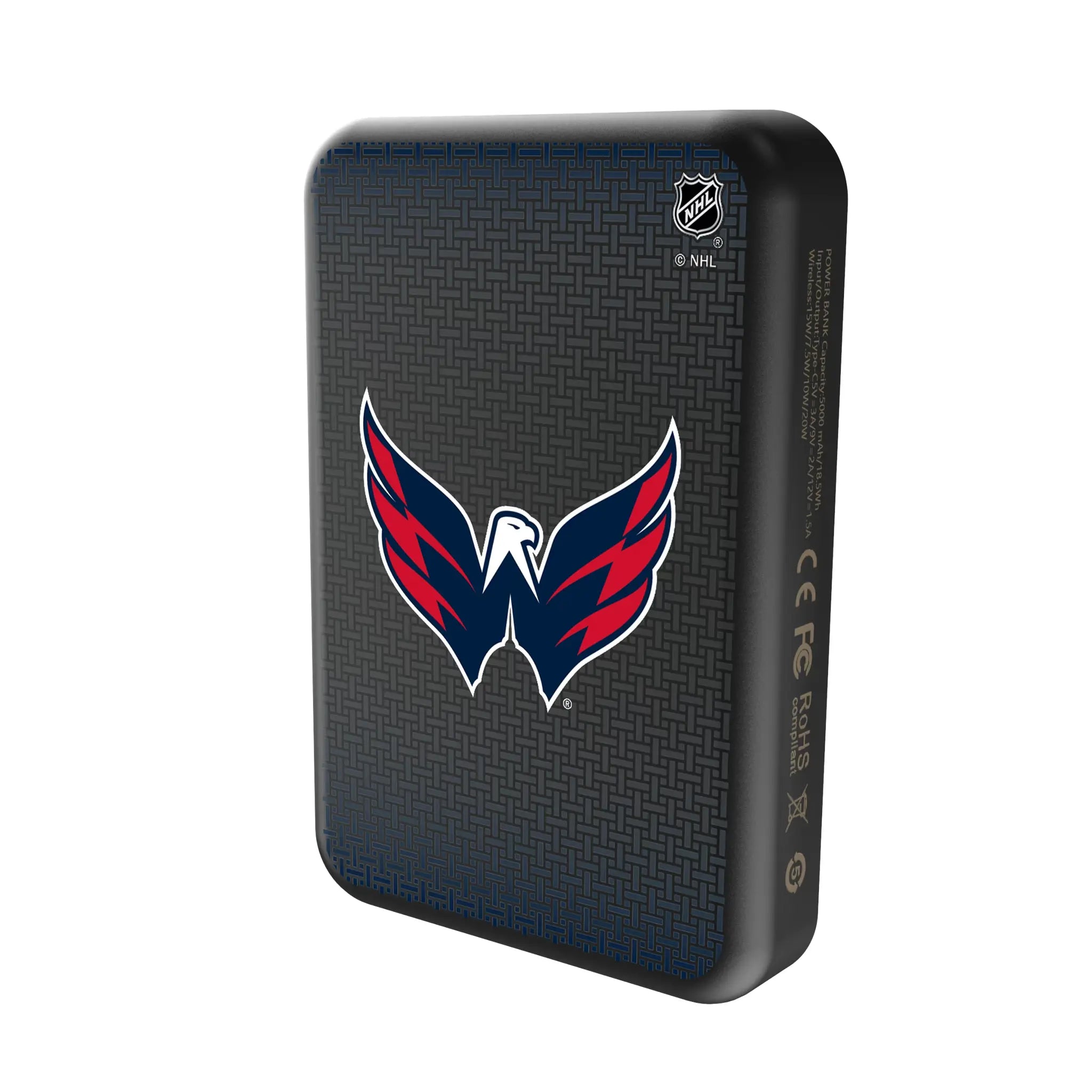 Washington Capitals Linen Wireless Mag Power Bank