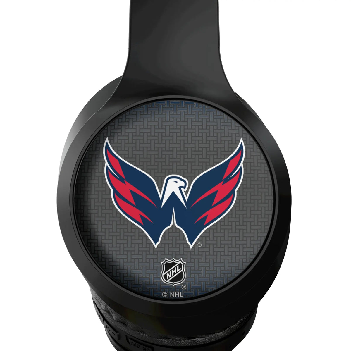 Washington Capitals Linen Wireless Over-Ear Headphones With Case - Detail
