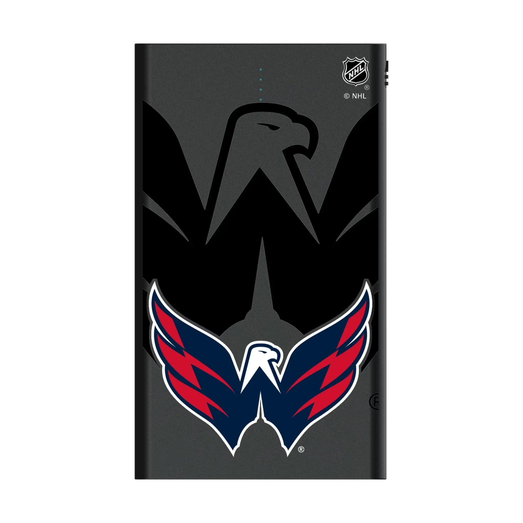 Washington Capitals Monocolor Tilt 5000mAh Flat Power Bank