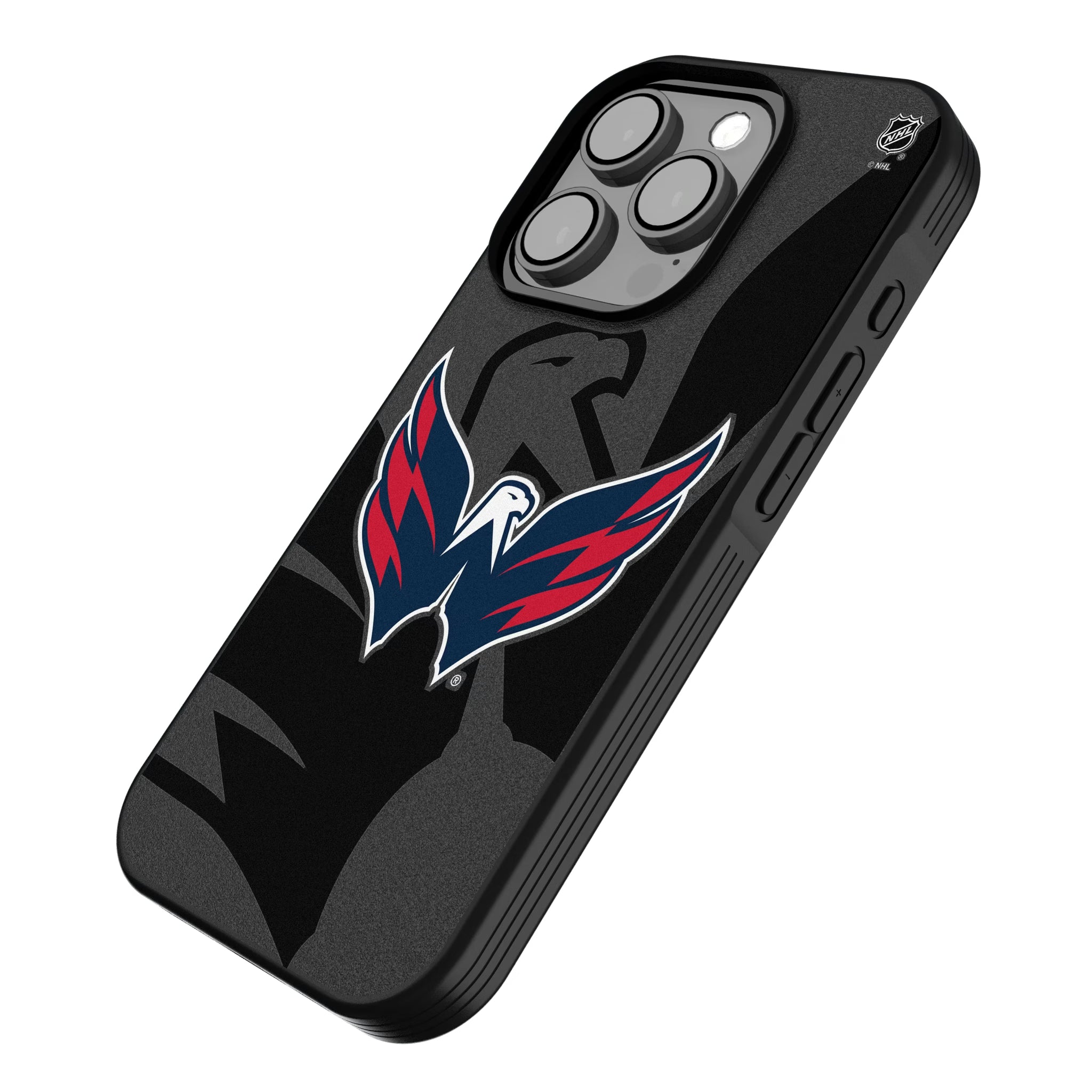 Washington Capitals Monocolor Tilt iPhone Bump Phone Case for Apple iPhone - Isometric View