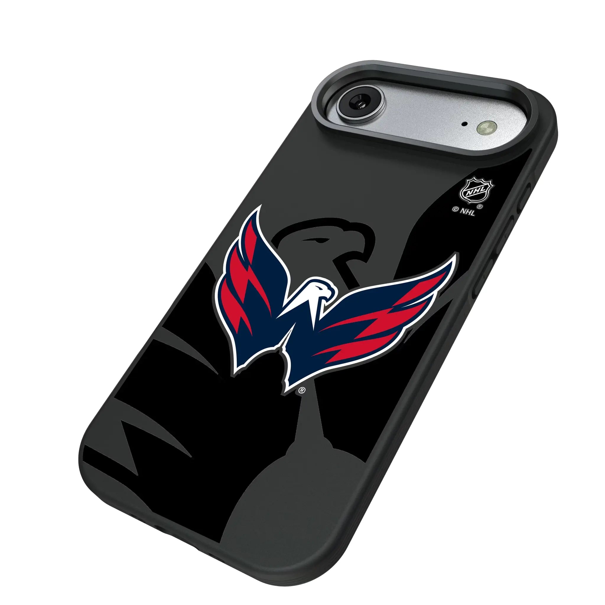 Washington Capitals Monocolor Tilt iPhone Bump Phone Case for Apple iPhone - Isometric View#Device_iPhone Air