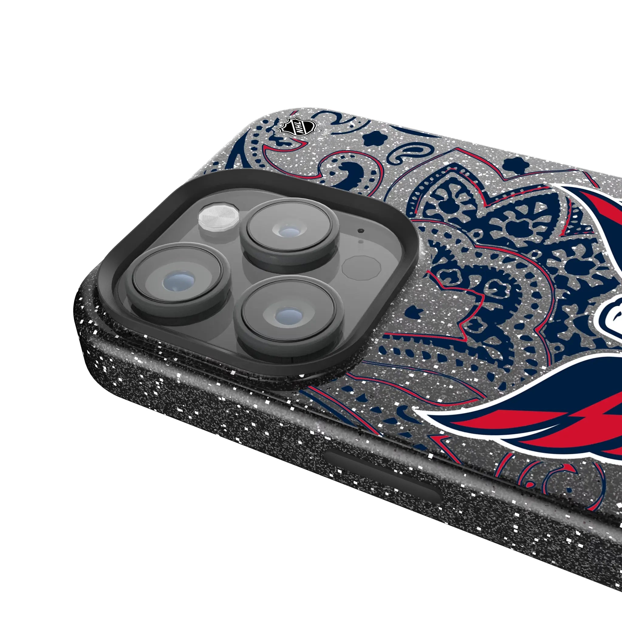 Washington Capitals Paisley iPhone Bling Phone Case for Apple iPhone - Detail