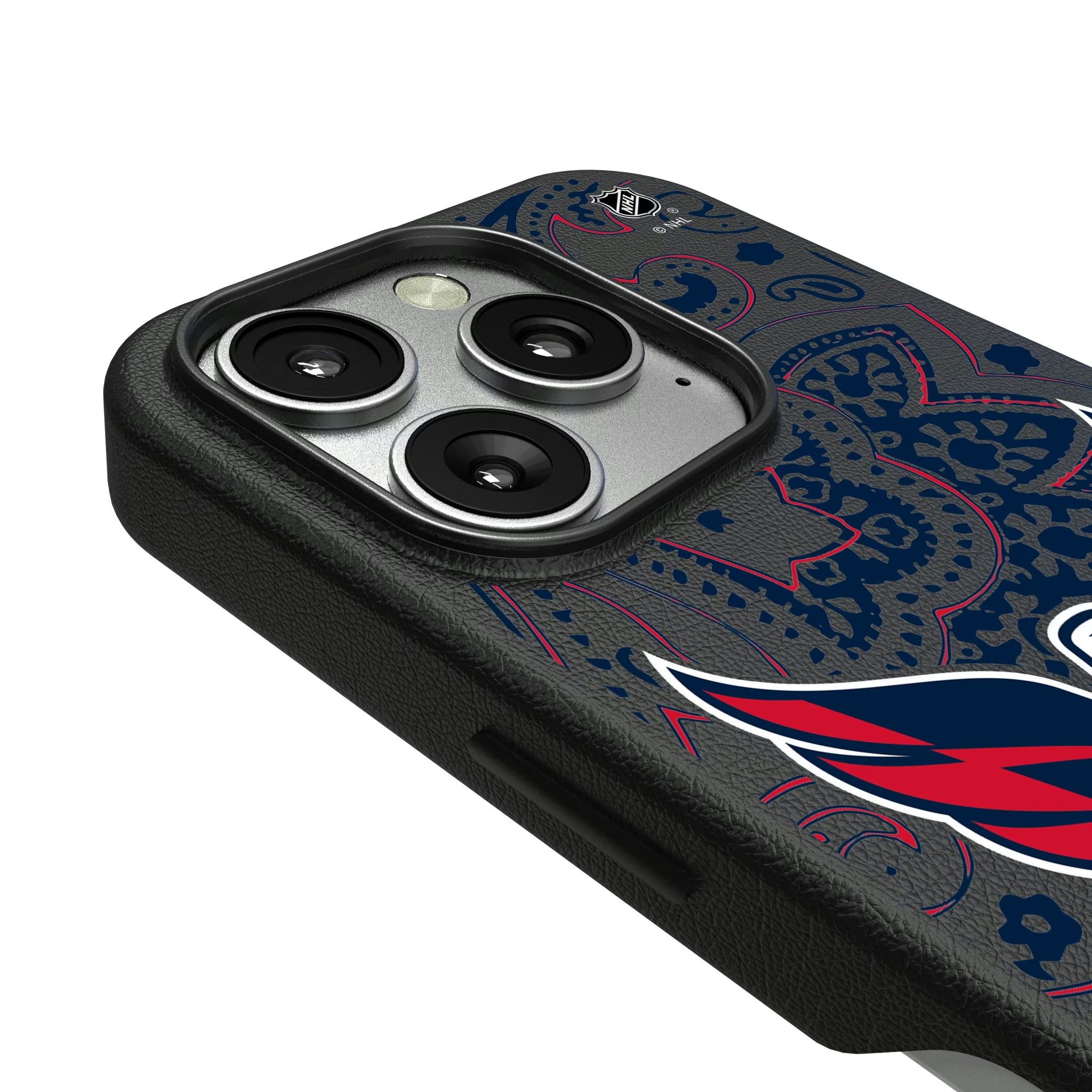 Washington Capitals Paisley iPhone MagSafe Compatible Phone Case for Apple iPhone - Detail