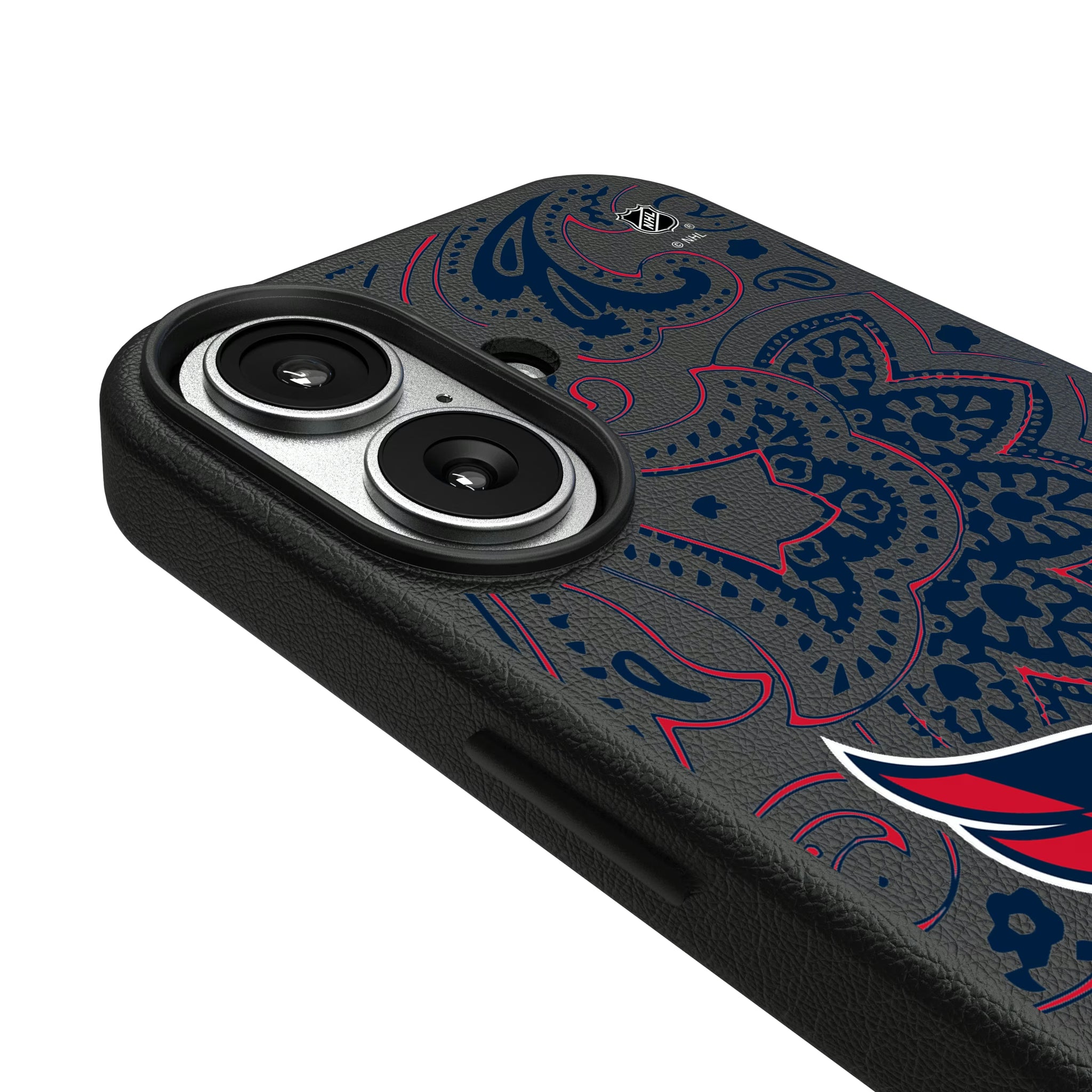 Washington Capitals Paisley iPhone MagSafe Compatible Phone Case for Apple iPhone - Detail#Device_iPhone 17