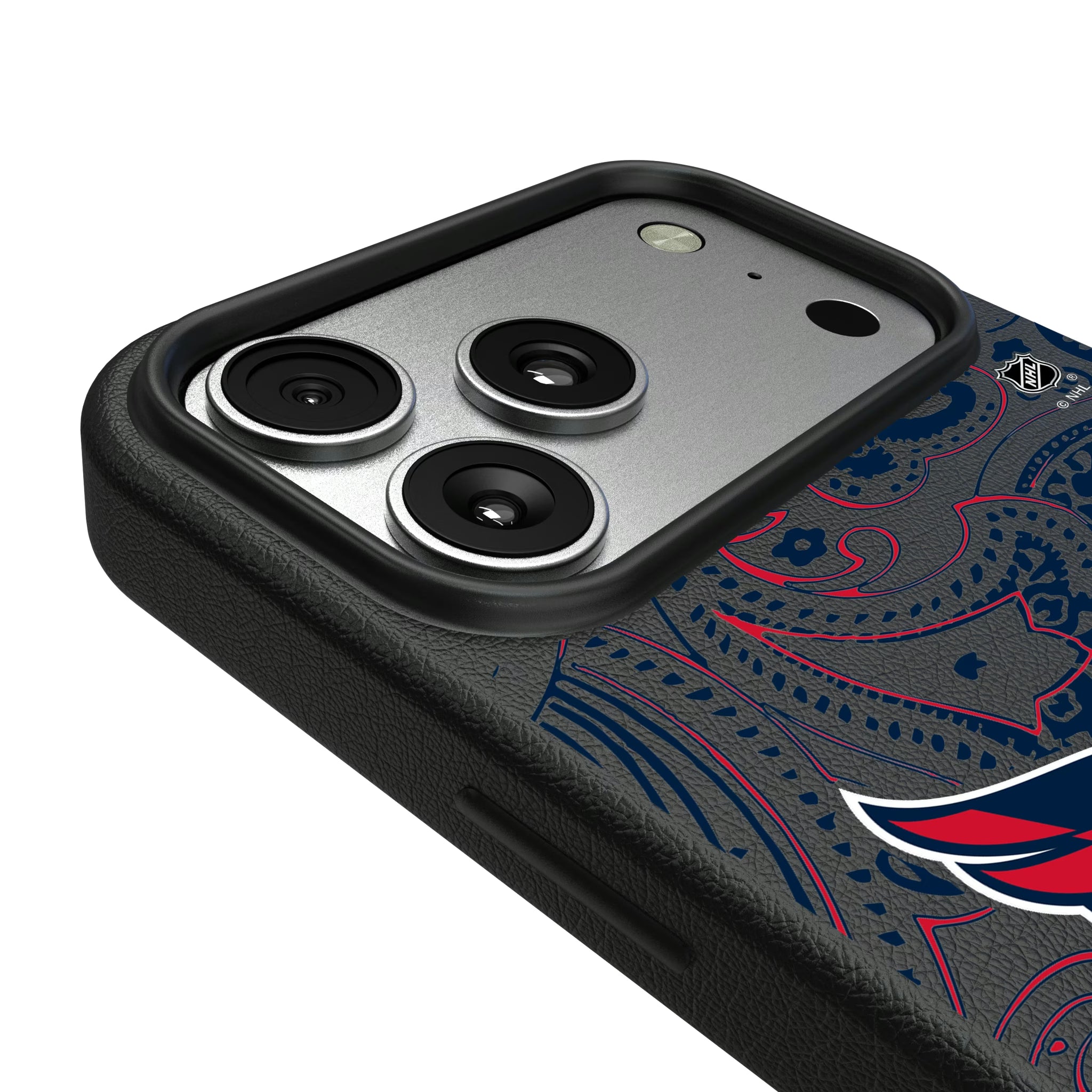 Washington Capitals Paisley iPhone MagSafe Compatible Phone Case for Apple iPhone - Detail#Device_iPhone 17 Pro Max