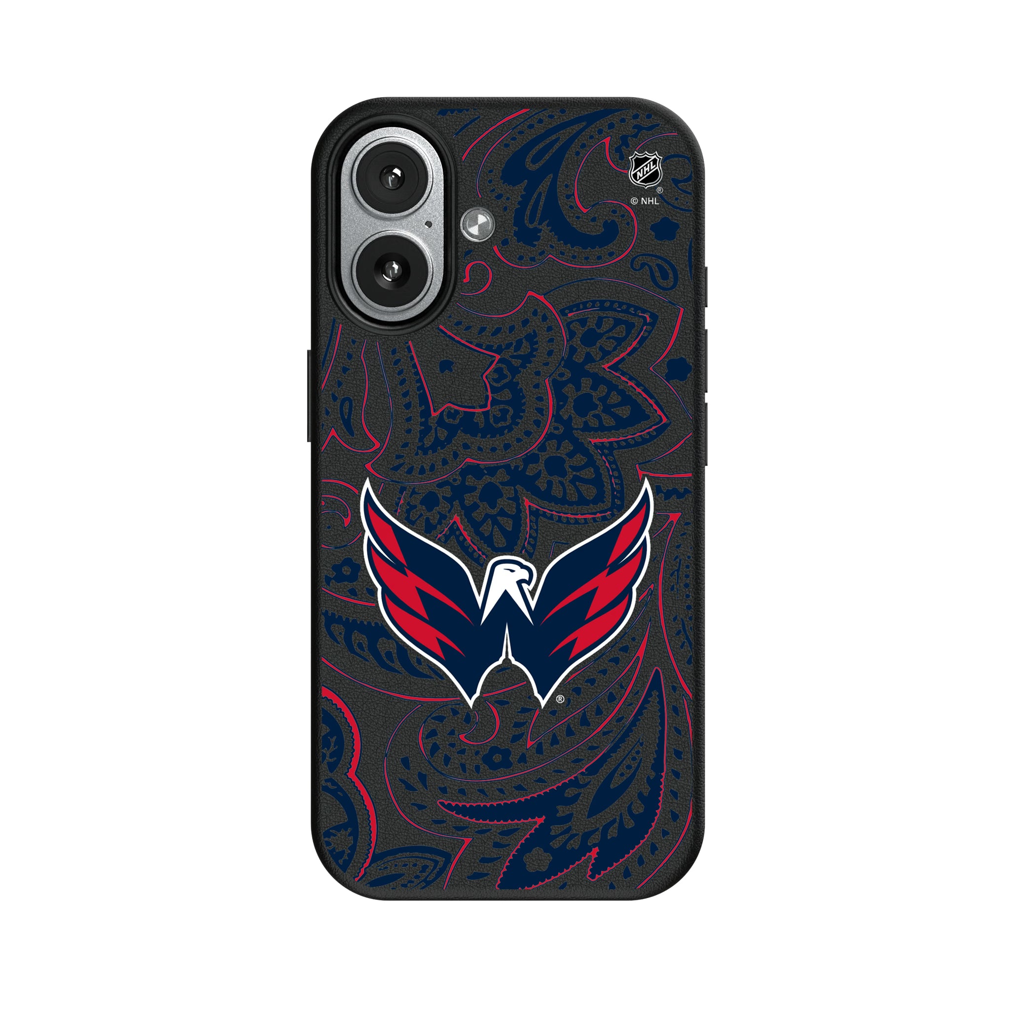 Washington Capitals Paisley iPhone MagSafe Compatible Phone Case for Apple iPhone#Device_iPhone 17