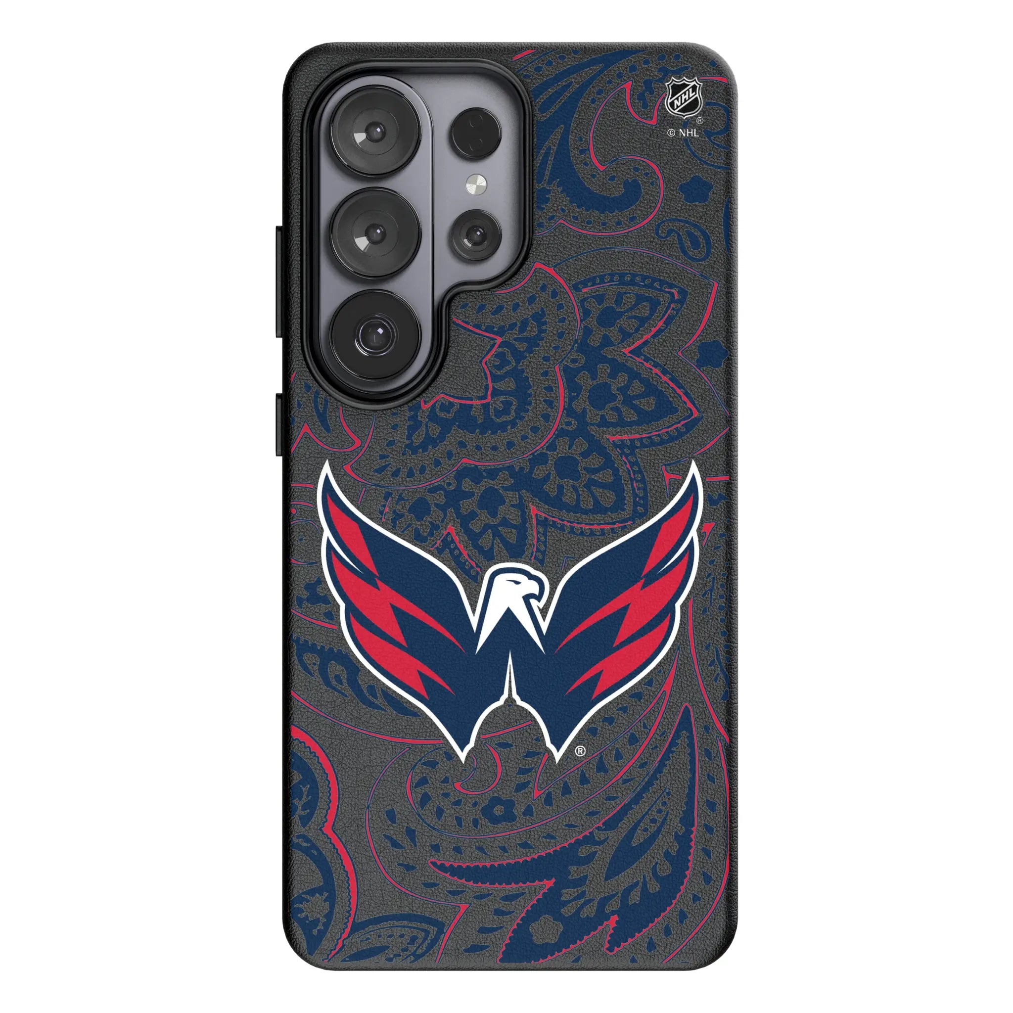 Washington Capitals Paisley Galaxy MagSafe Compatible Phone Case for Samsung Galaxy#Device_Galaxy S26 Ultra