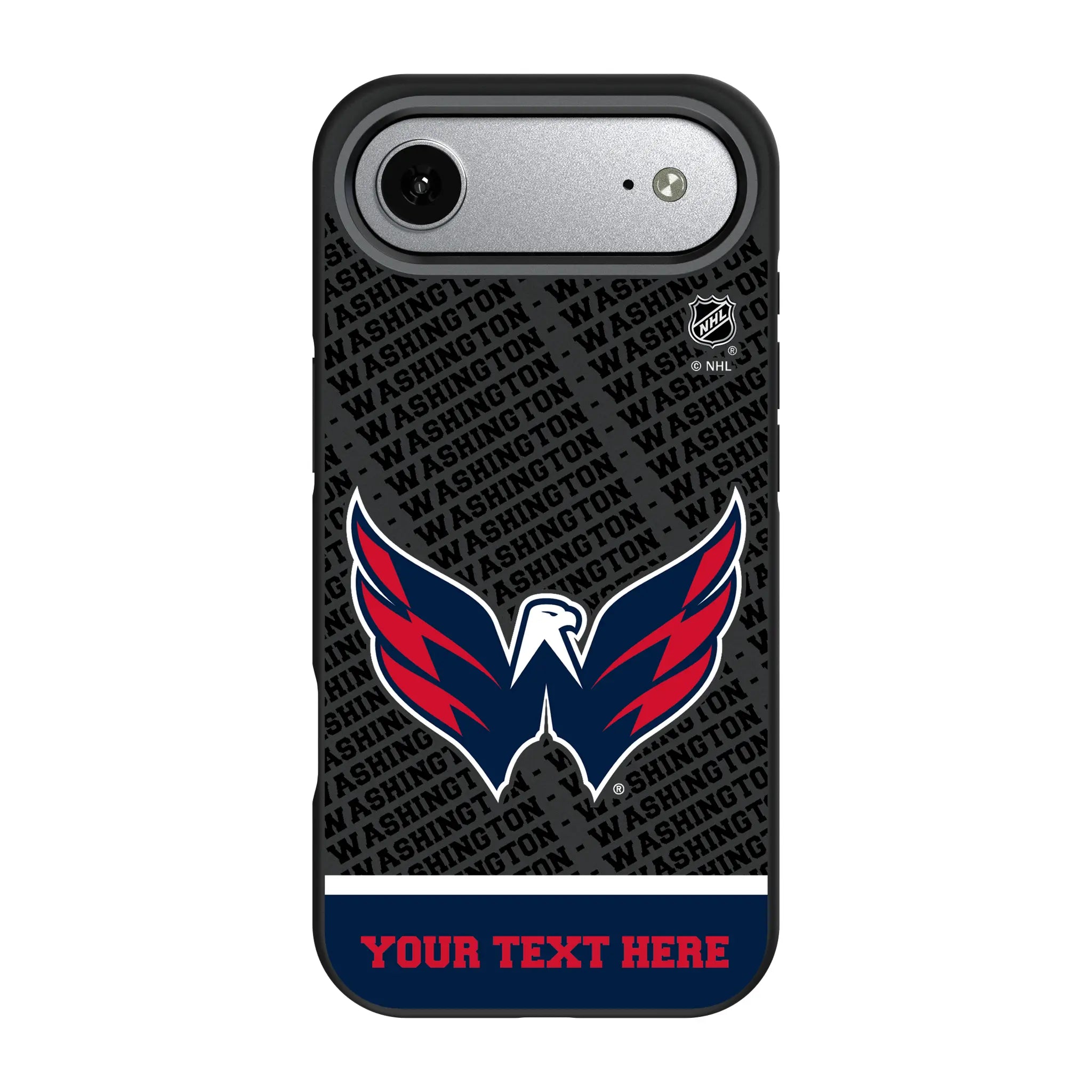 Washington Capitals Personalized EndZone Plus iPhone Bump Phone Case for Apple iPhone#Device_iPhone Air