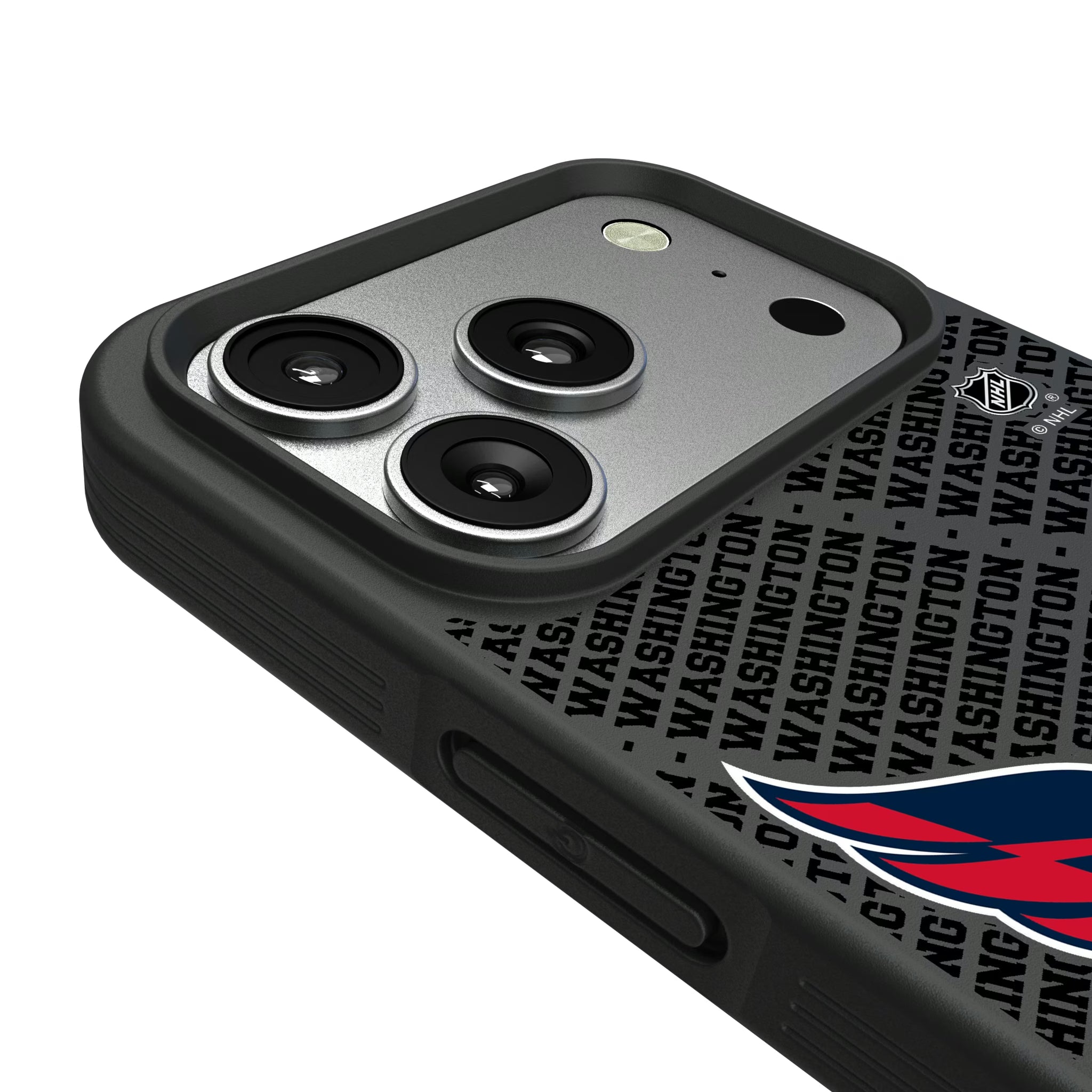 Washington Capitals Personalized EndZone Plus iPhone Bump Phone Case for Apple iPhone - Detail#Device_iPhone 17 Pro