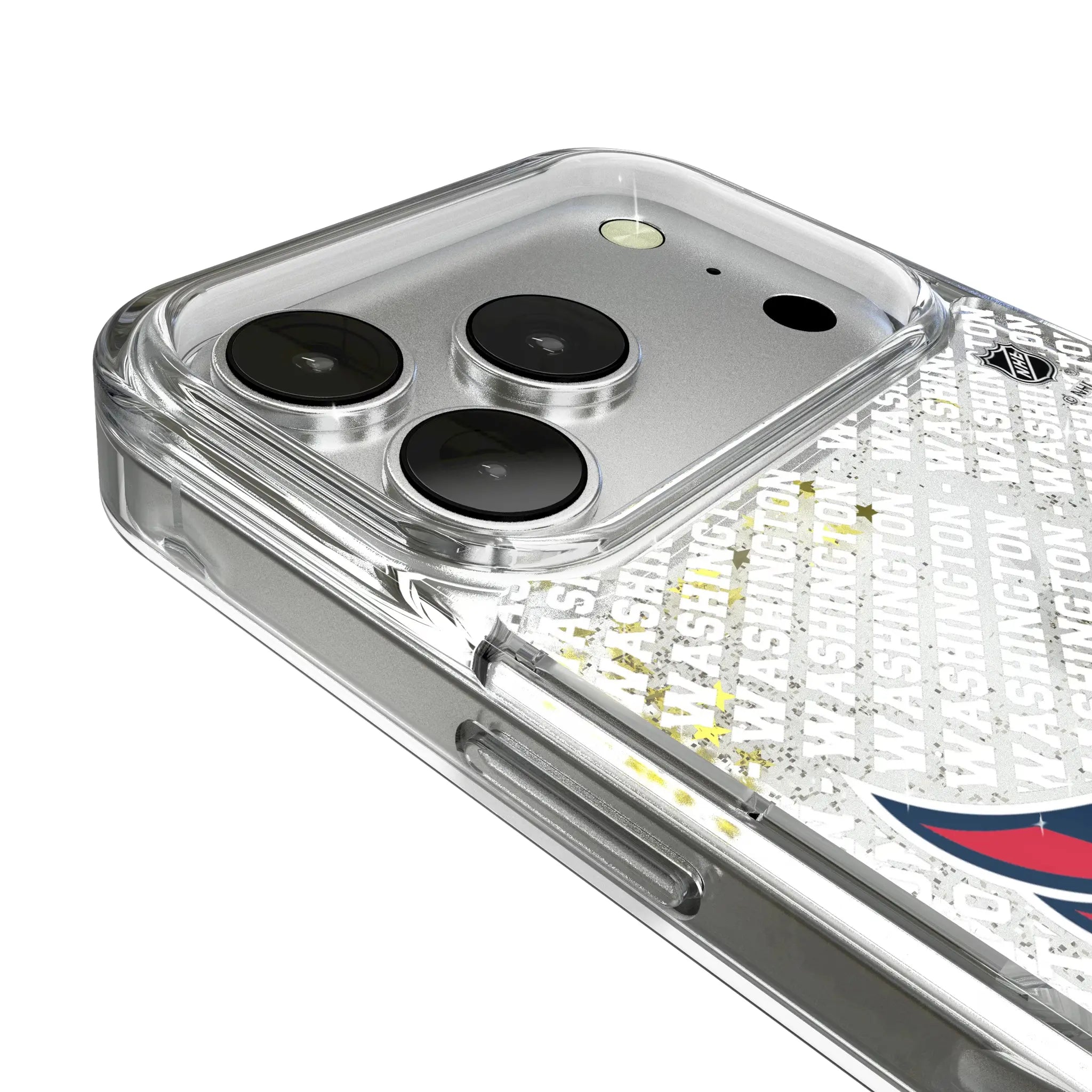 Washington Capitals Personalized EndZone Plus iPhone Glitter Phone Case for Apple iPhone - Detail