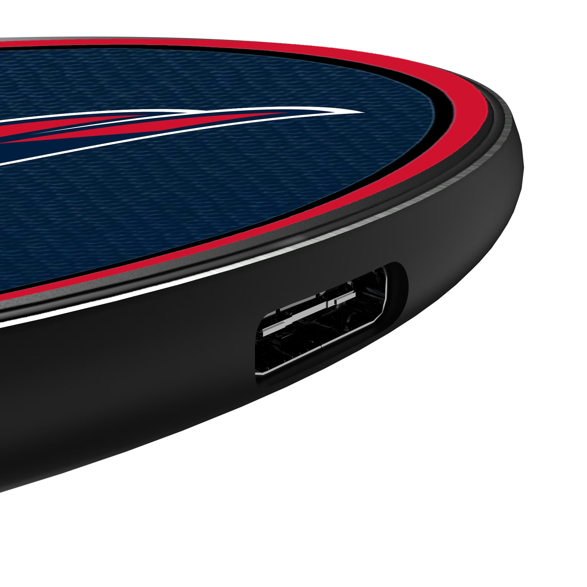 Washington Capitals Personalized Endzone Solid 15-Watt Wireless Charger - Detail