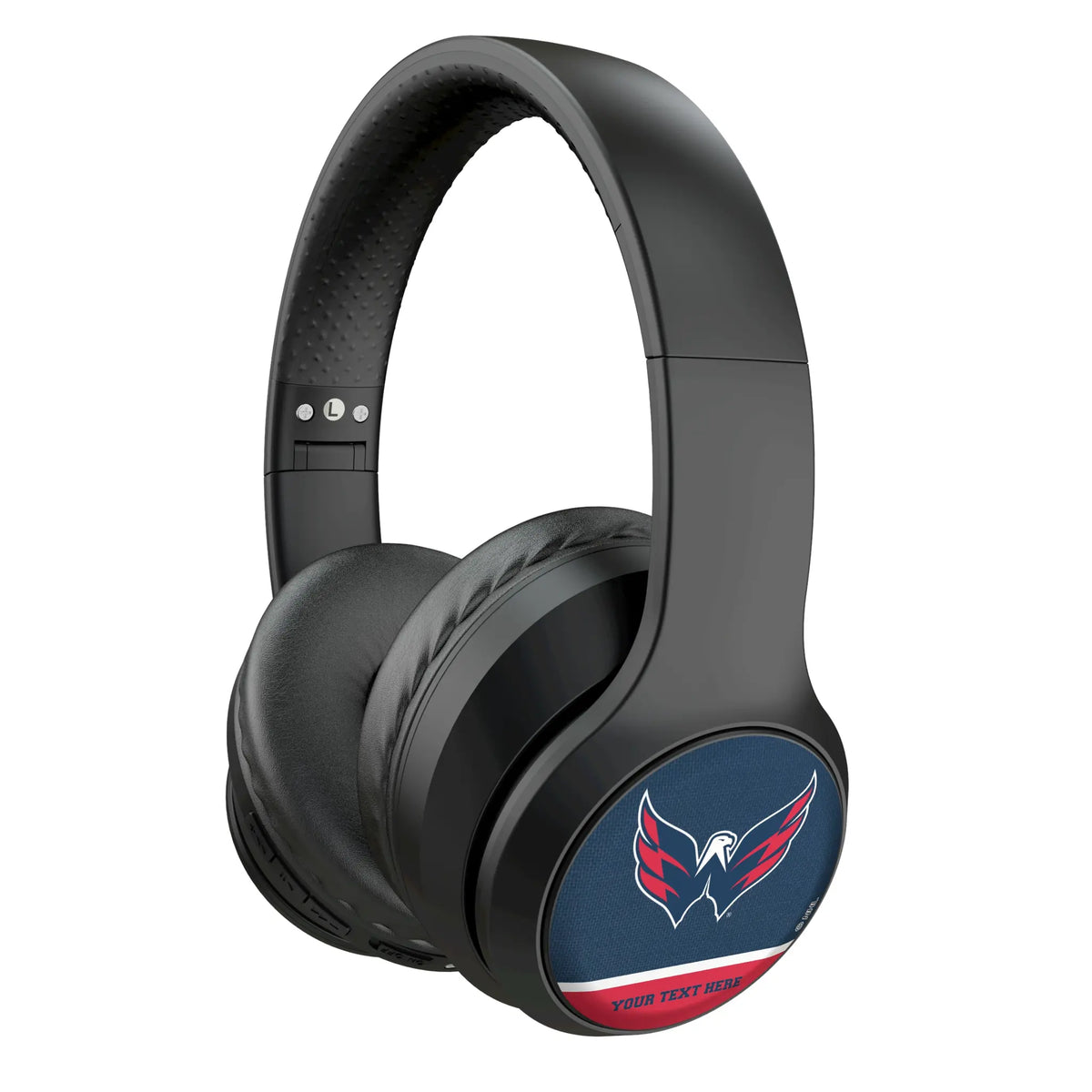 Washington Capitals Personalized Endzone Solid Wireless Over-Ear Headphones With Case