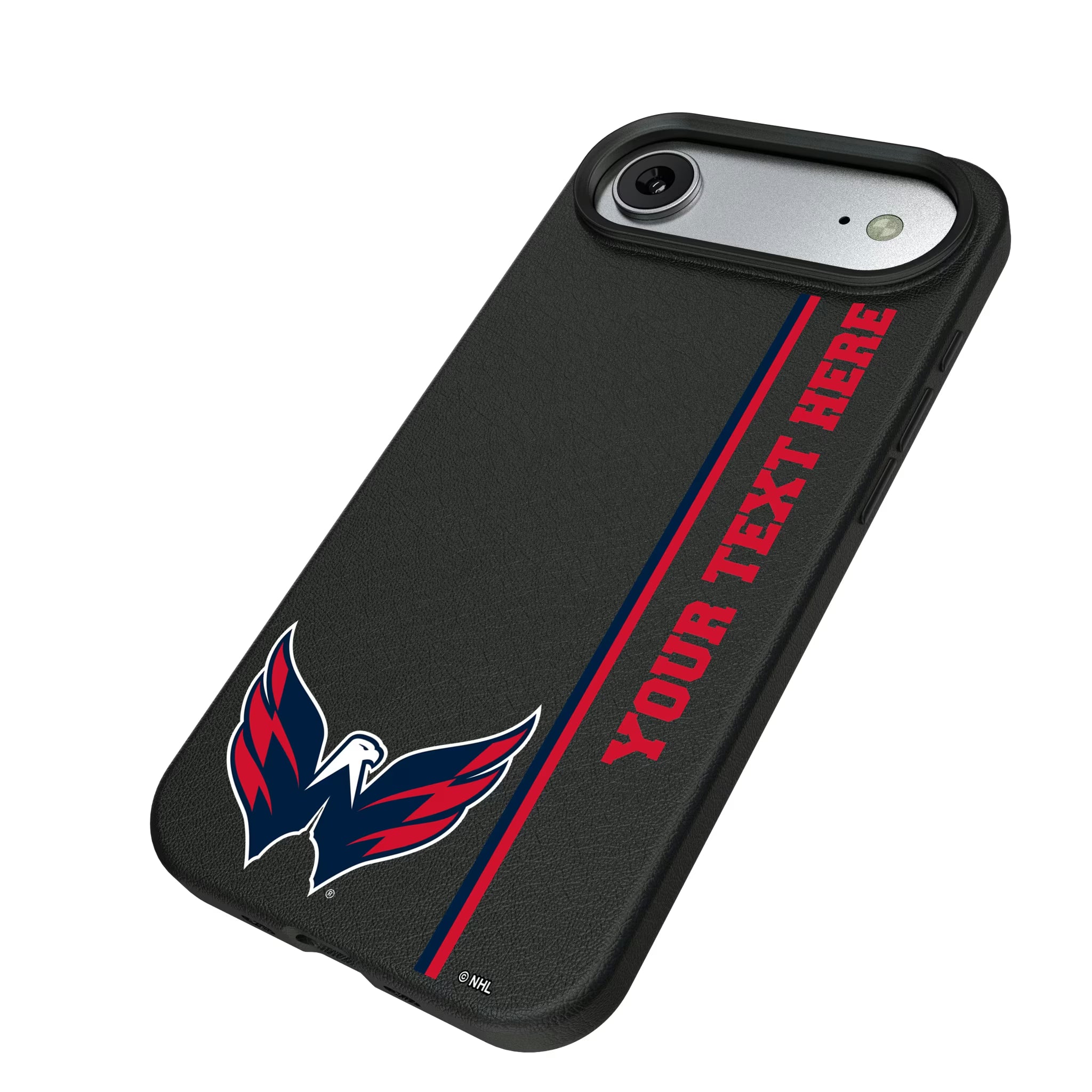 Washington Capitals Personalized Sidebard iPhone MagSafe Compatible Phone Case for Apple iPhone - Isometric View#Device_iPhone Air